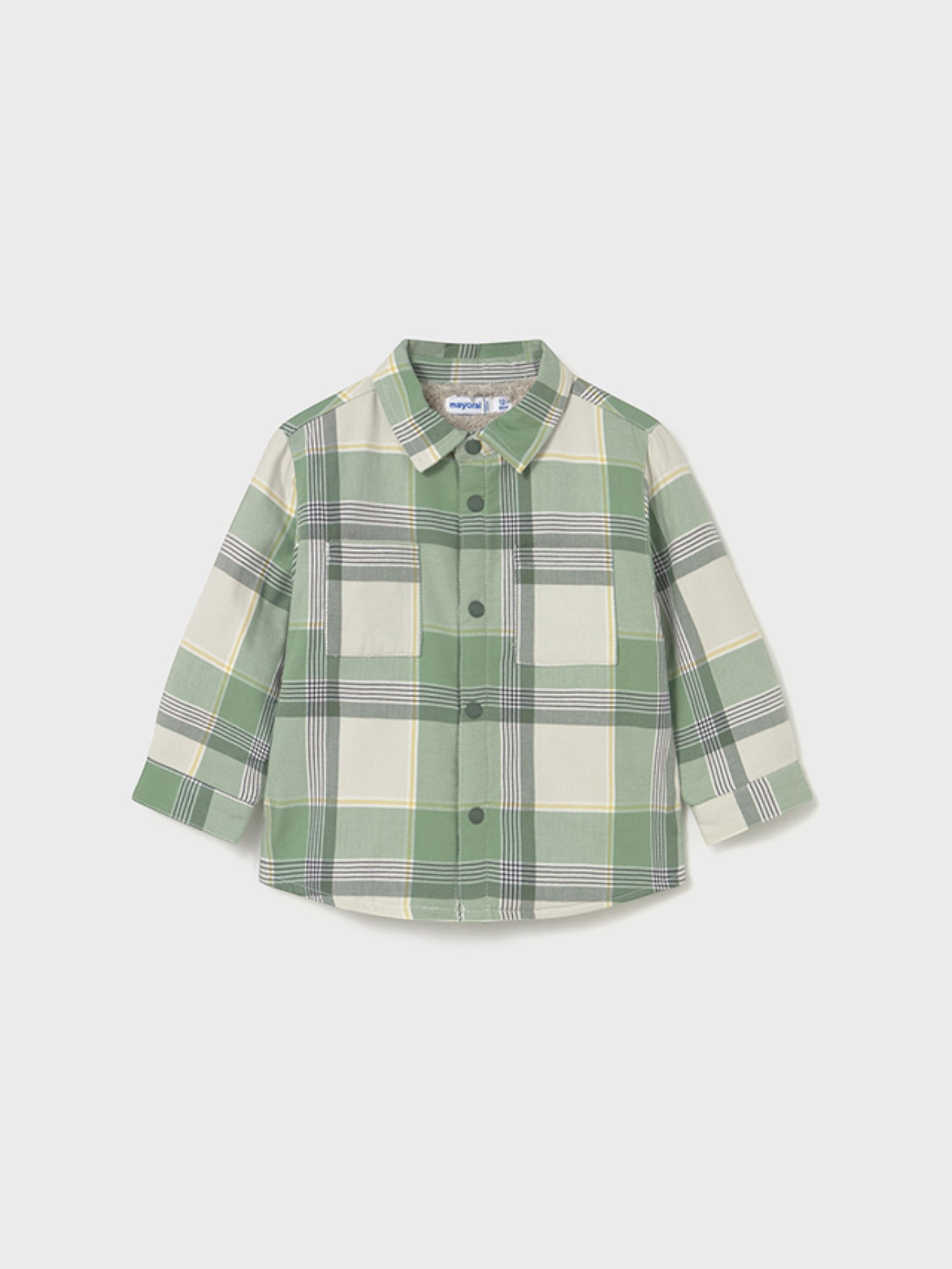 Camicia quadri foderato Bimbo Verde 2104/83 - NANU' BABY
