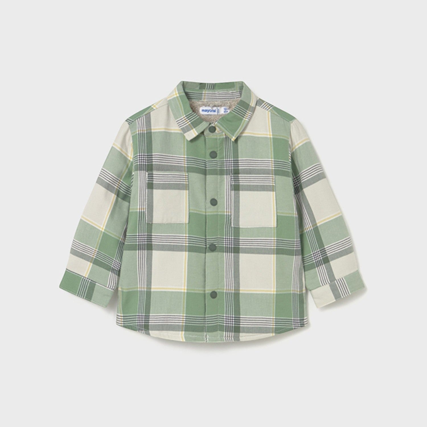 Camicia quadri foderato Bimbo Verde 2104/83 - NANU' BABY