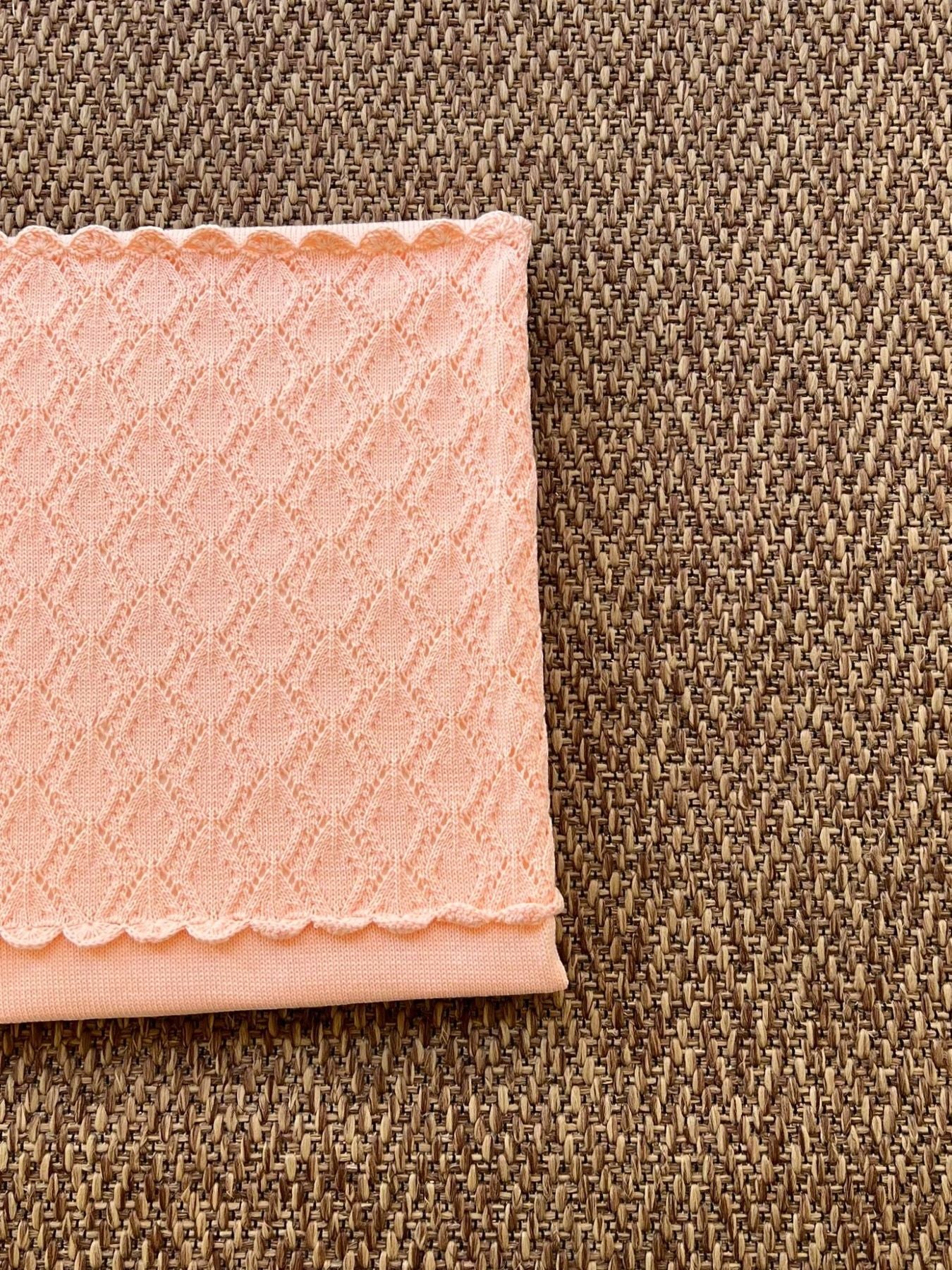 Coperta in filo sfoderata Neonata ALBICOCCA EP1680 - NANU' BABY