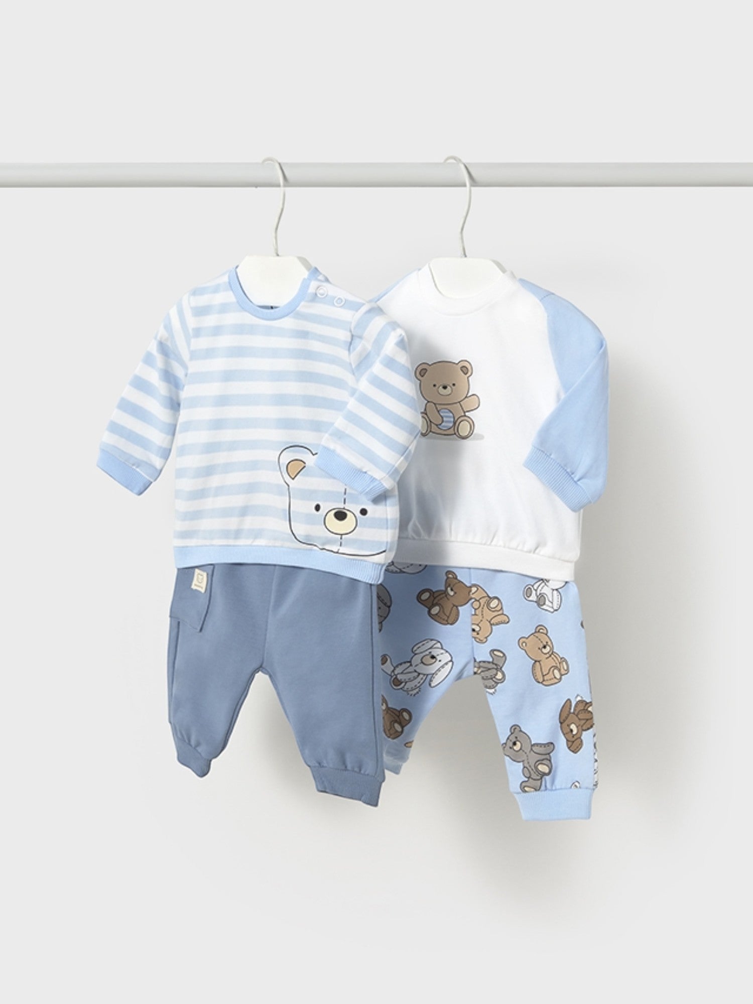 Completo 4 pezzi lungo Bimbo CIELO 1612 /C - NANU' BABY