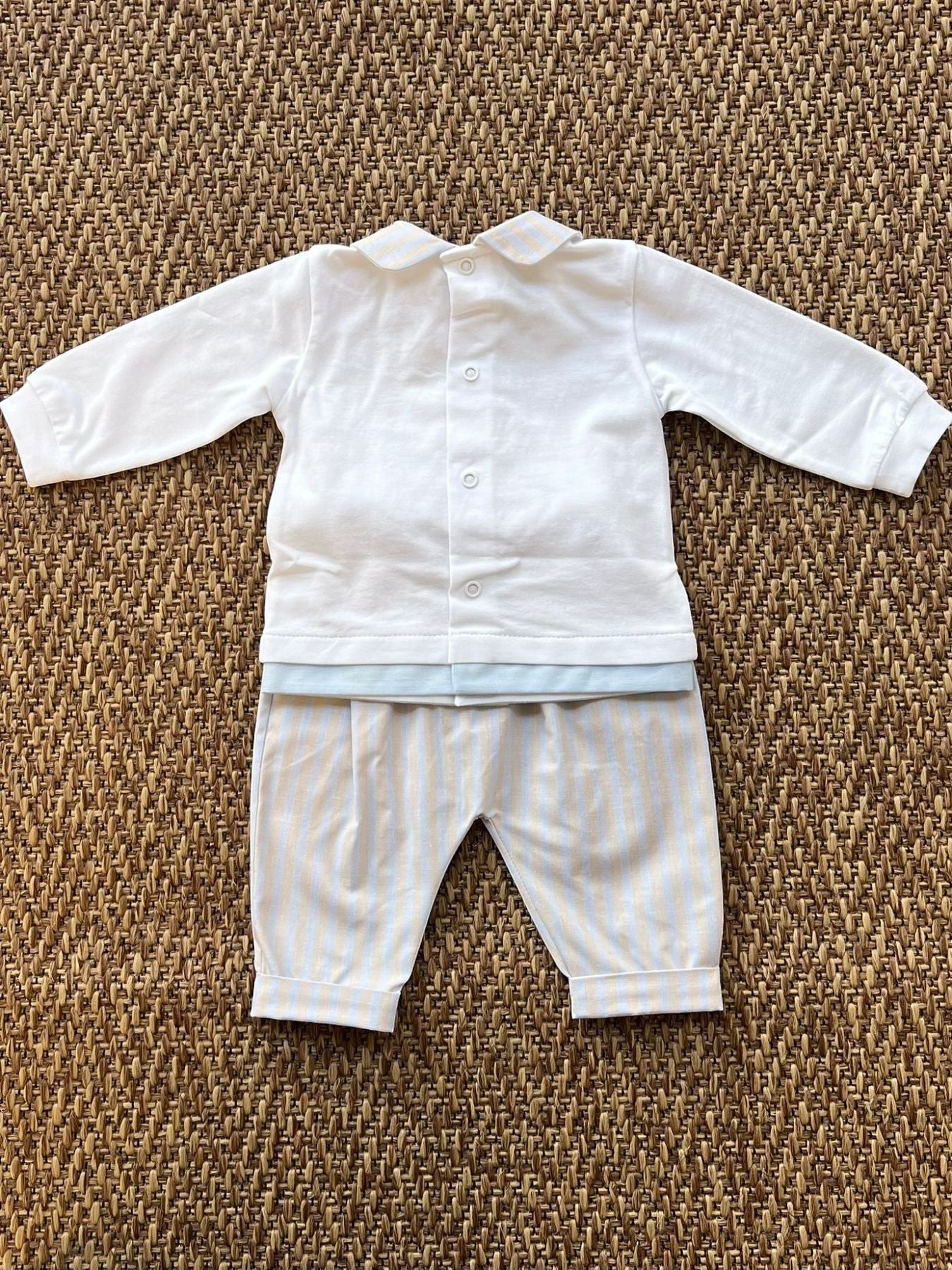 Completo 2 pezzi Bimbo BIANCO EP6851BIS - NANU' BABY