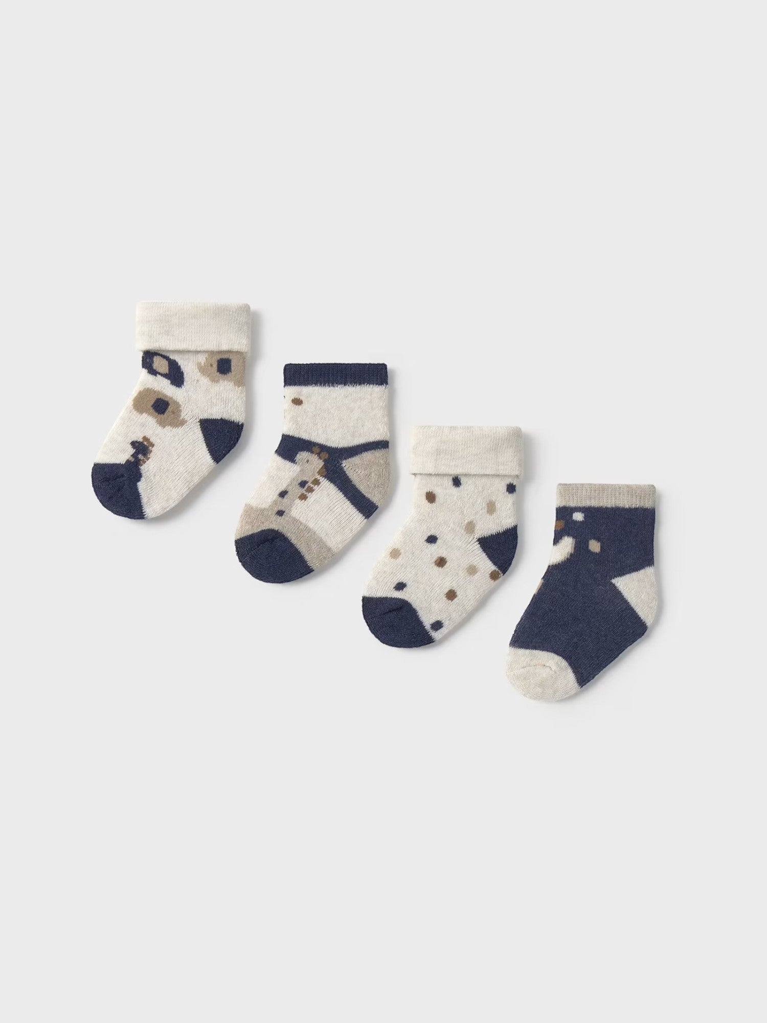 Set 4 calze BLU 1D-9759/BN - NANU' BABY