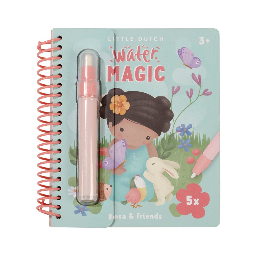 Libro magico da colorare con acqua Rosa 125476