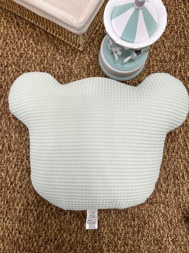 Cuscino in cotone a forma di cuore VERDE NEST NT67/V - NANU' BABY