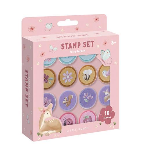 Set 16 timbrini Fairy Garden MULTICOLORE 126015