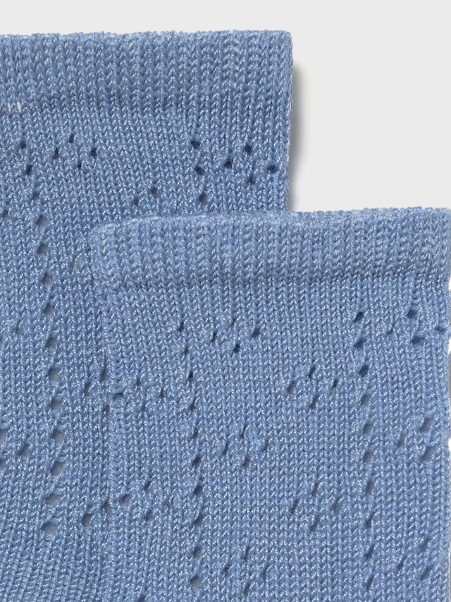 Calzino alto traforato AZZURRO 9864 /A - NANU' BABY
