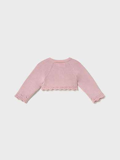 Giacchino in maglia basico Bimba ROSA 318 /R - NANU' BABY