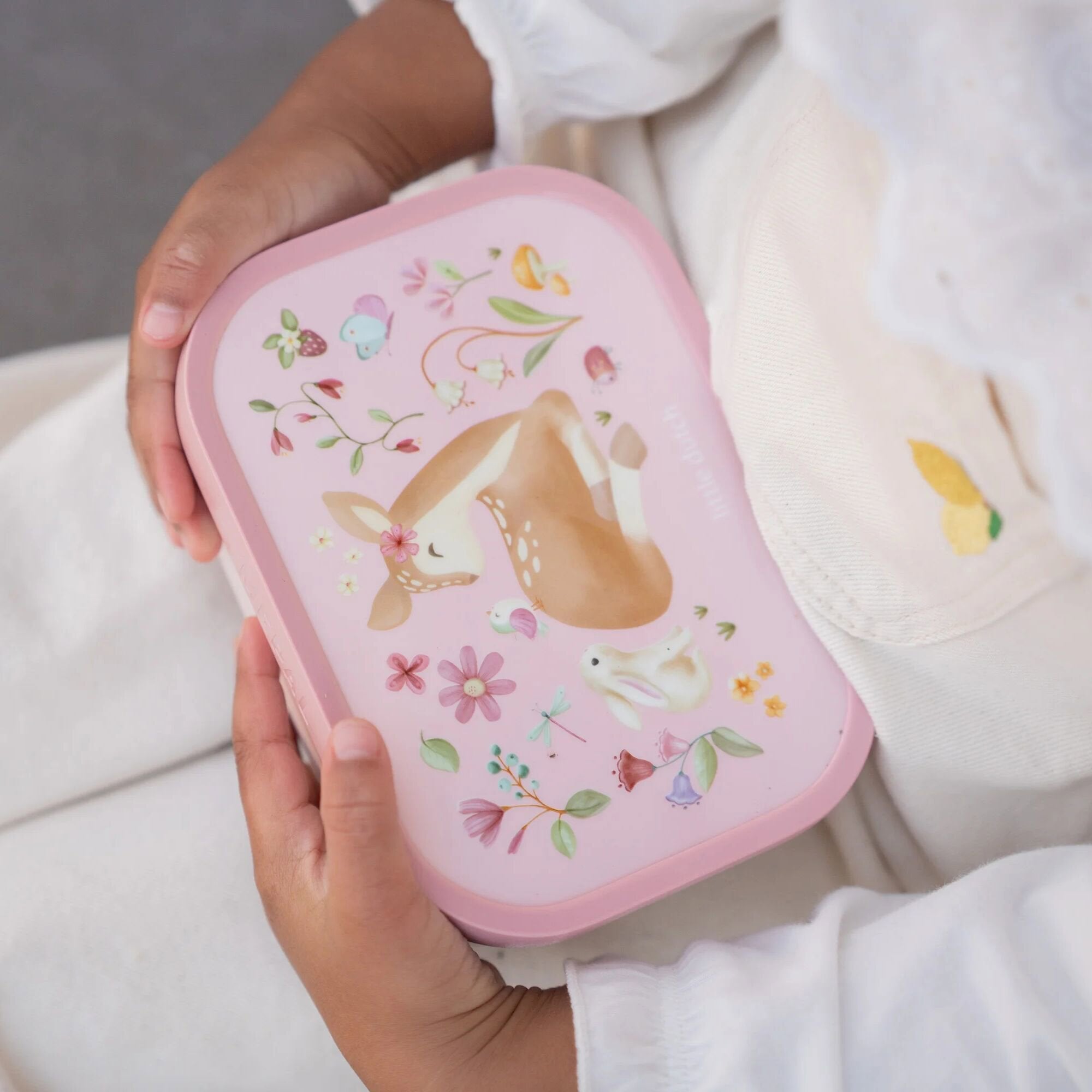 Lunch box con divisori Rosa 107440065406 - NANU' BABY