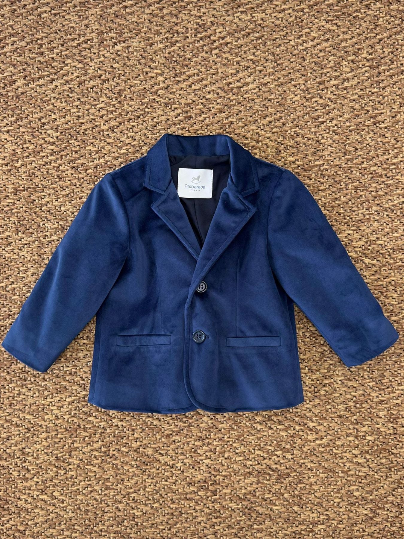 Giacca velluto Bimbo BLU FM38167 - NANU' BABY
