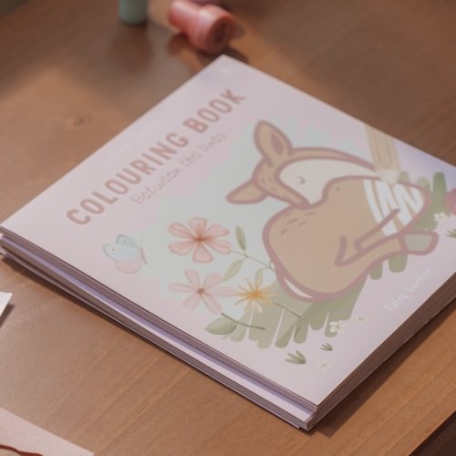 Libro da colorare - Rosa - Giardino delle fate MULTICOLORE 126145 - NANU' BABY