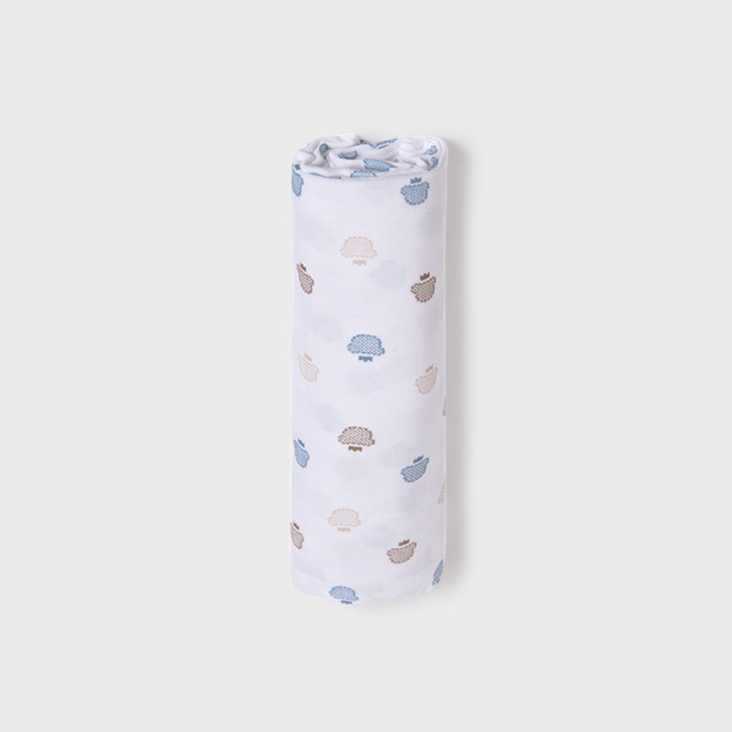 Garze bambu grande Neonato AZZURRO 9870 /A - NANU' BABY