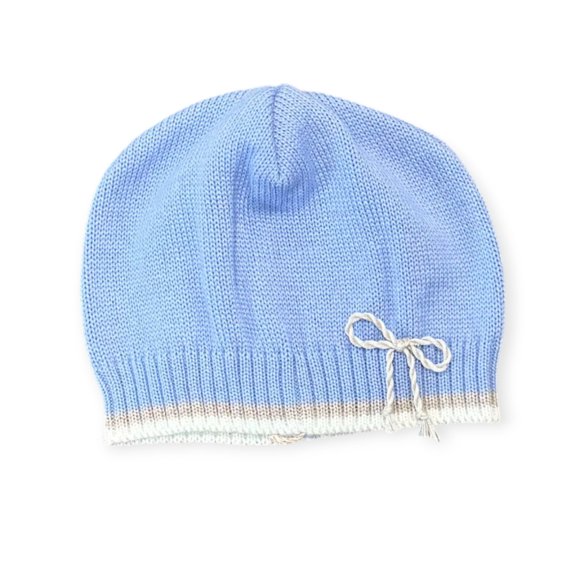 Coordinato nascita Misto Lana AZZURRO Little Horse 7820