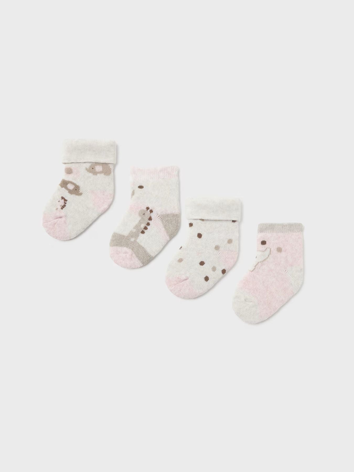 Set 4 calze ROSA 1D-9759/RB - NANU' BABY