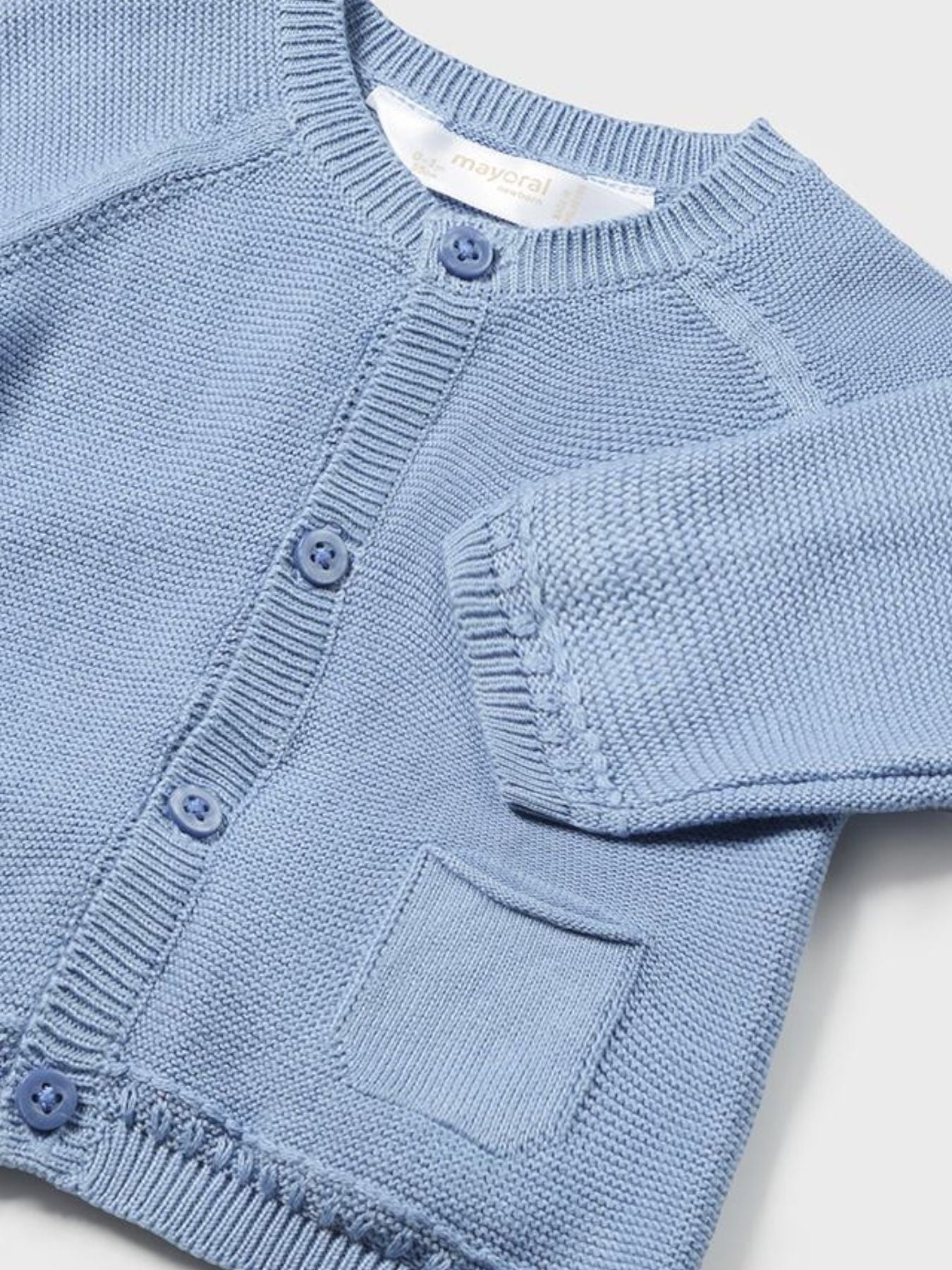 Cardigan tricot Bimbo AZZURRO 1380/A - NANU' BABY