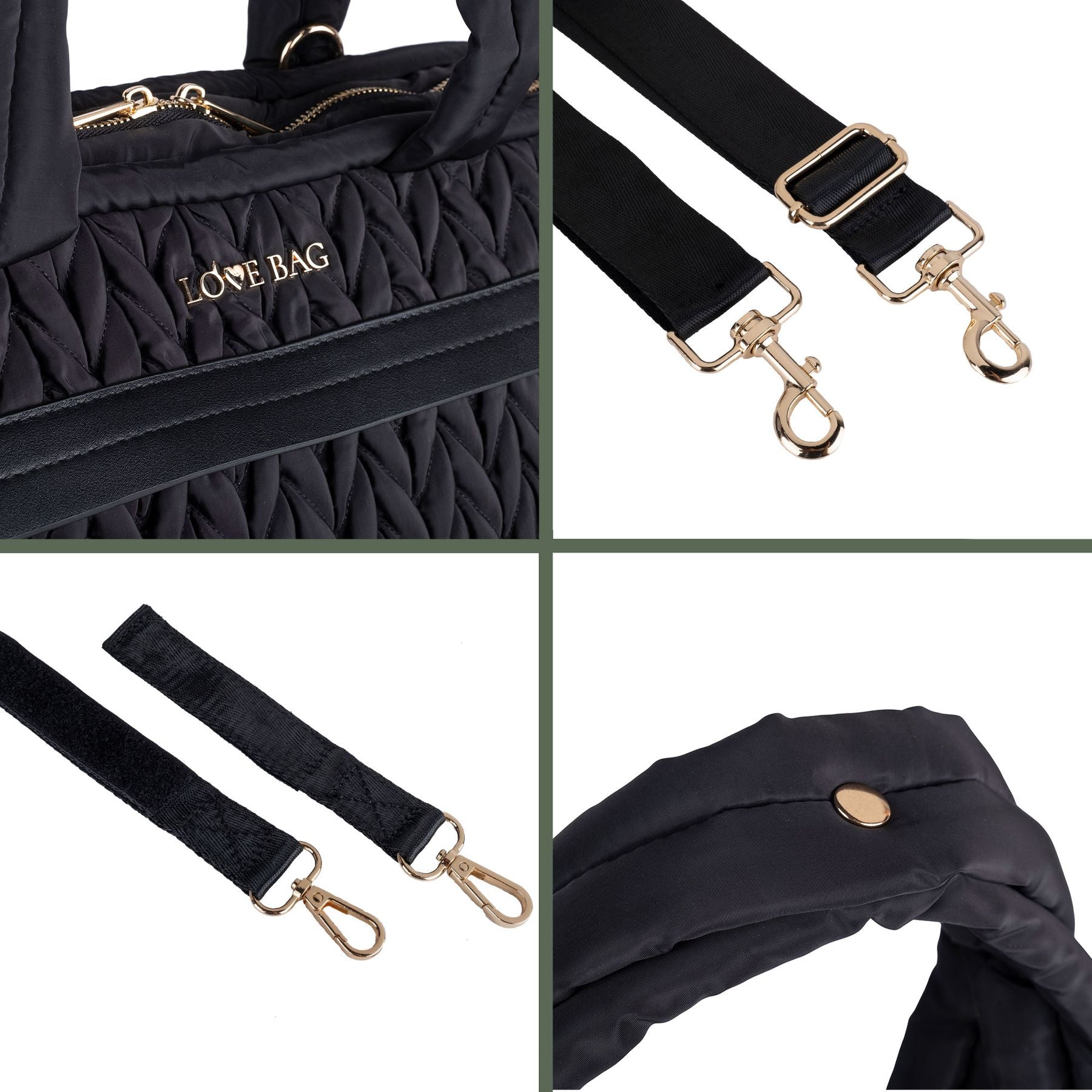 Borsa Ovale Nero NERO BORSA OVALE NERO - NANU' BABY