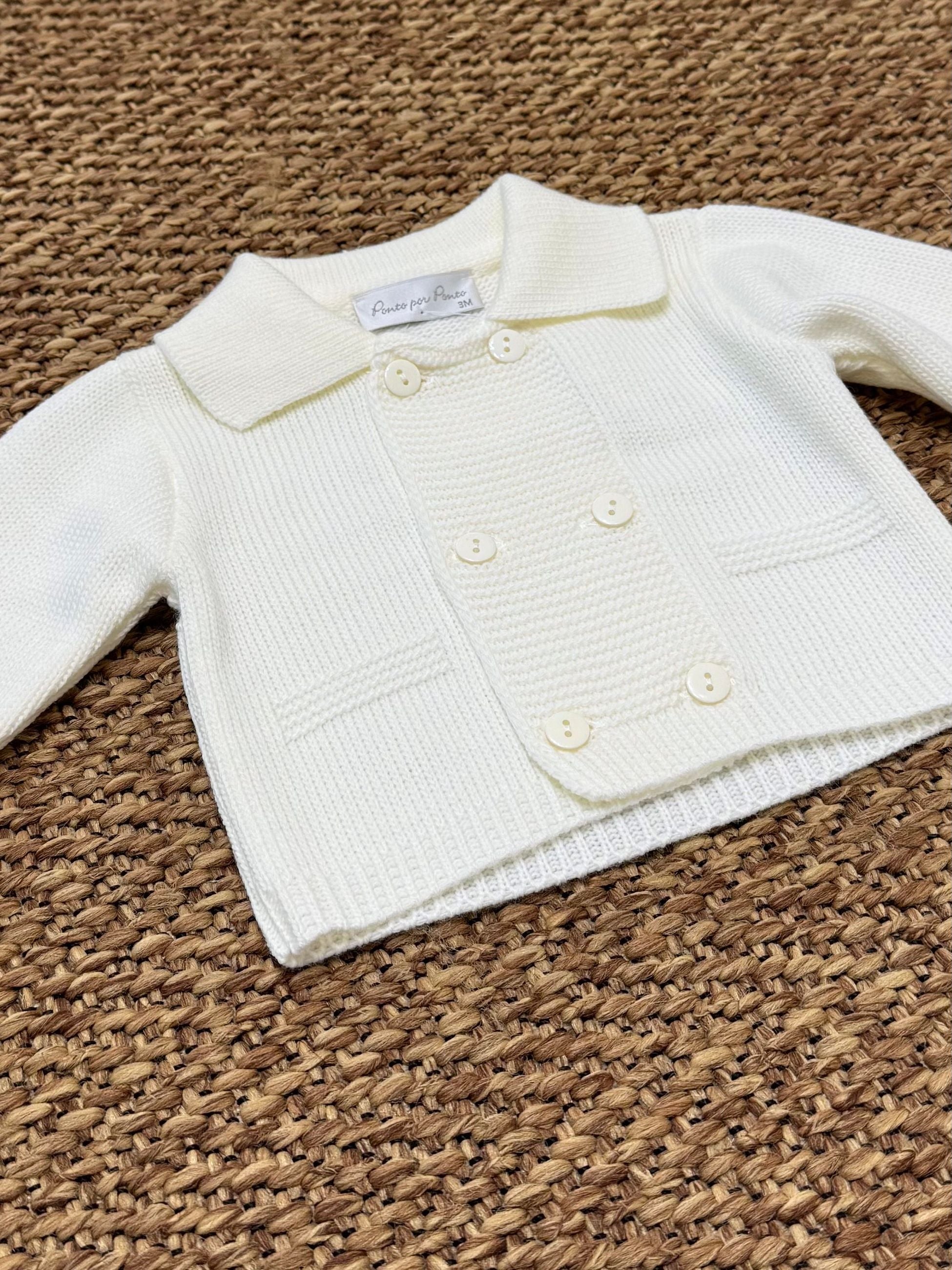 Giacca Cerimonia Bimbo Bianco 3/878
