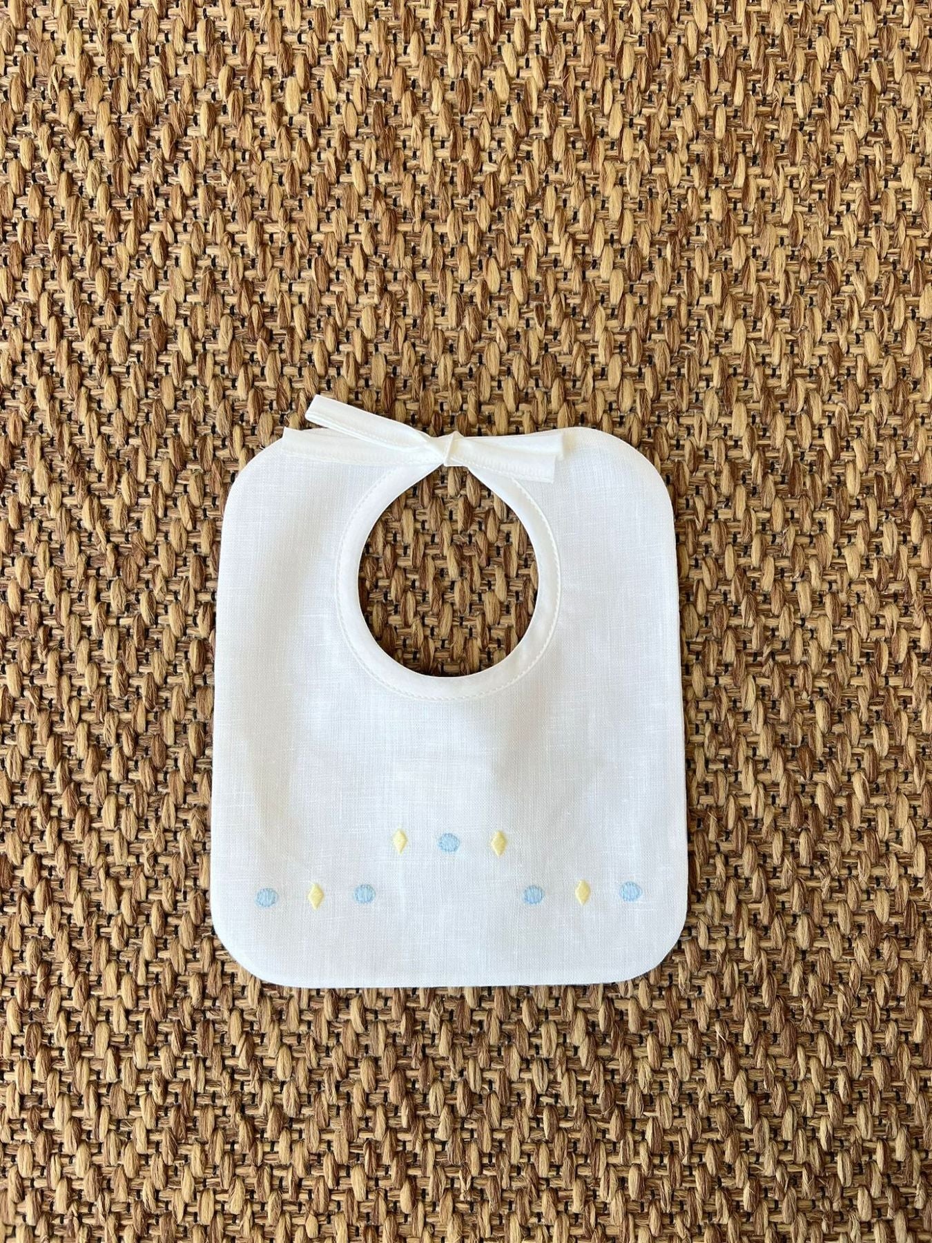 Bavetta ricamo Neonato CIELO EP51BAV - NANU' BABY