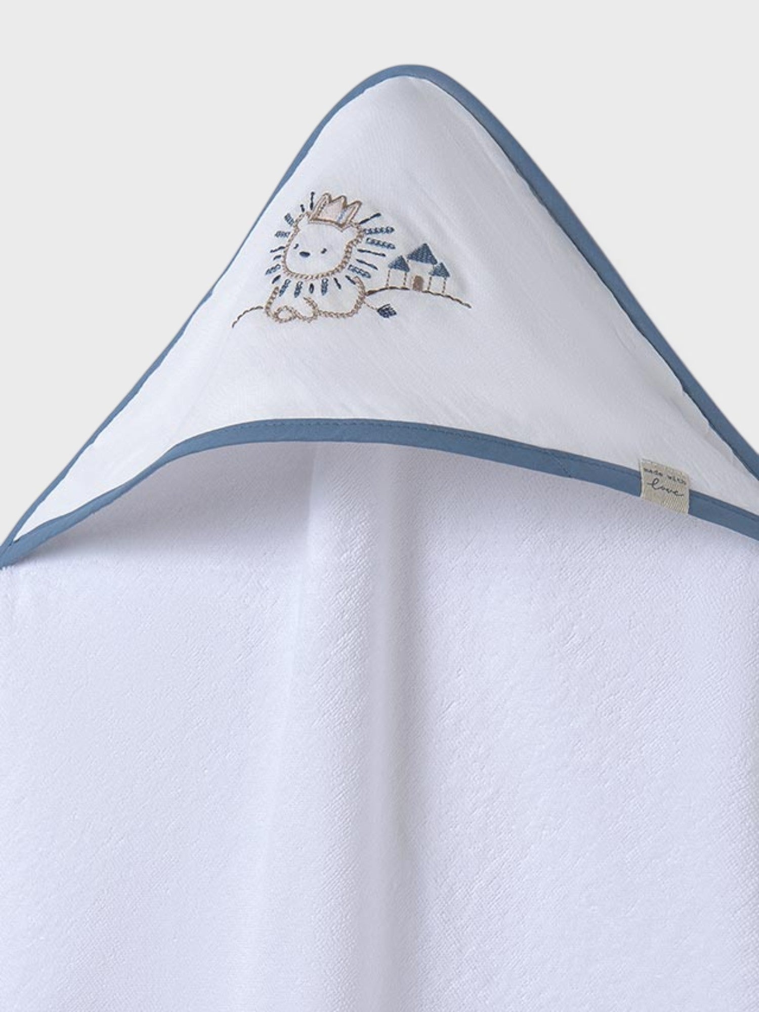 Telo bagnetto Neonato AZZURRO 9918 /AZ - NANU' BABY