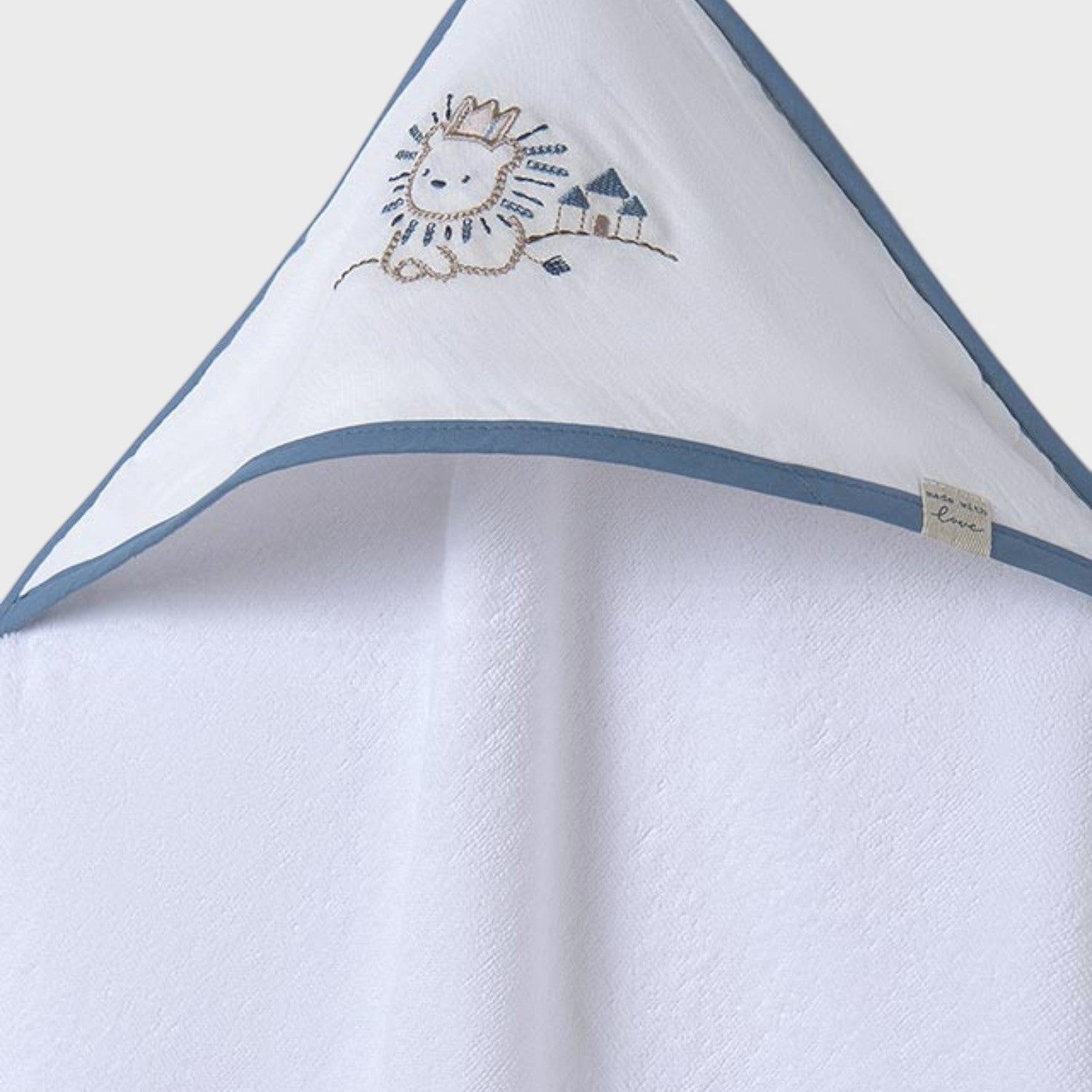 Telo bagnetto Neonato AZZURRO 9918 /AZ - NANU' BABY