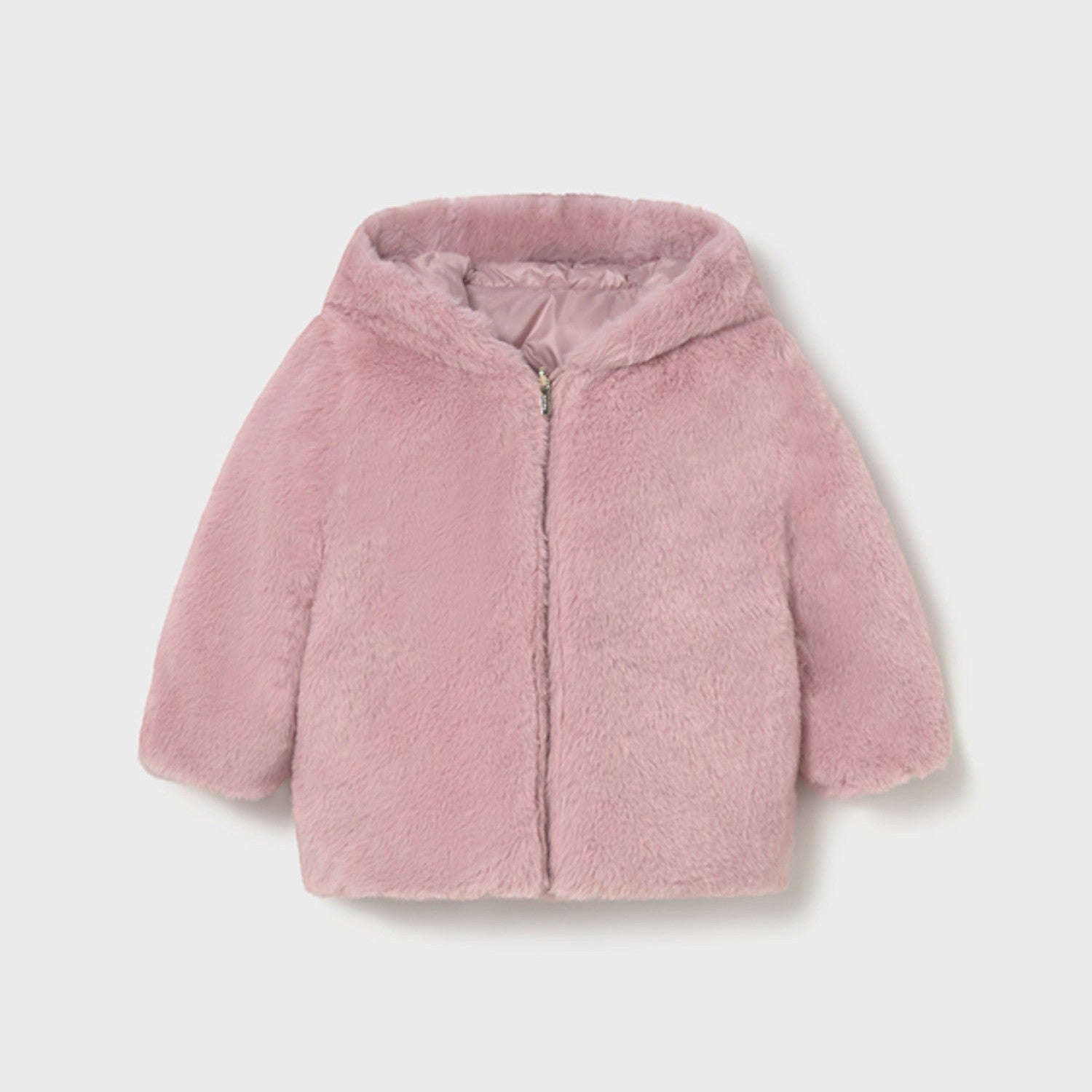 giubbotto reversibile pelo Bimba Rosa 2435/81 - NANU' BABY