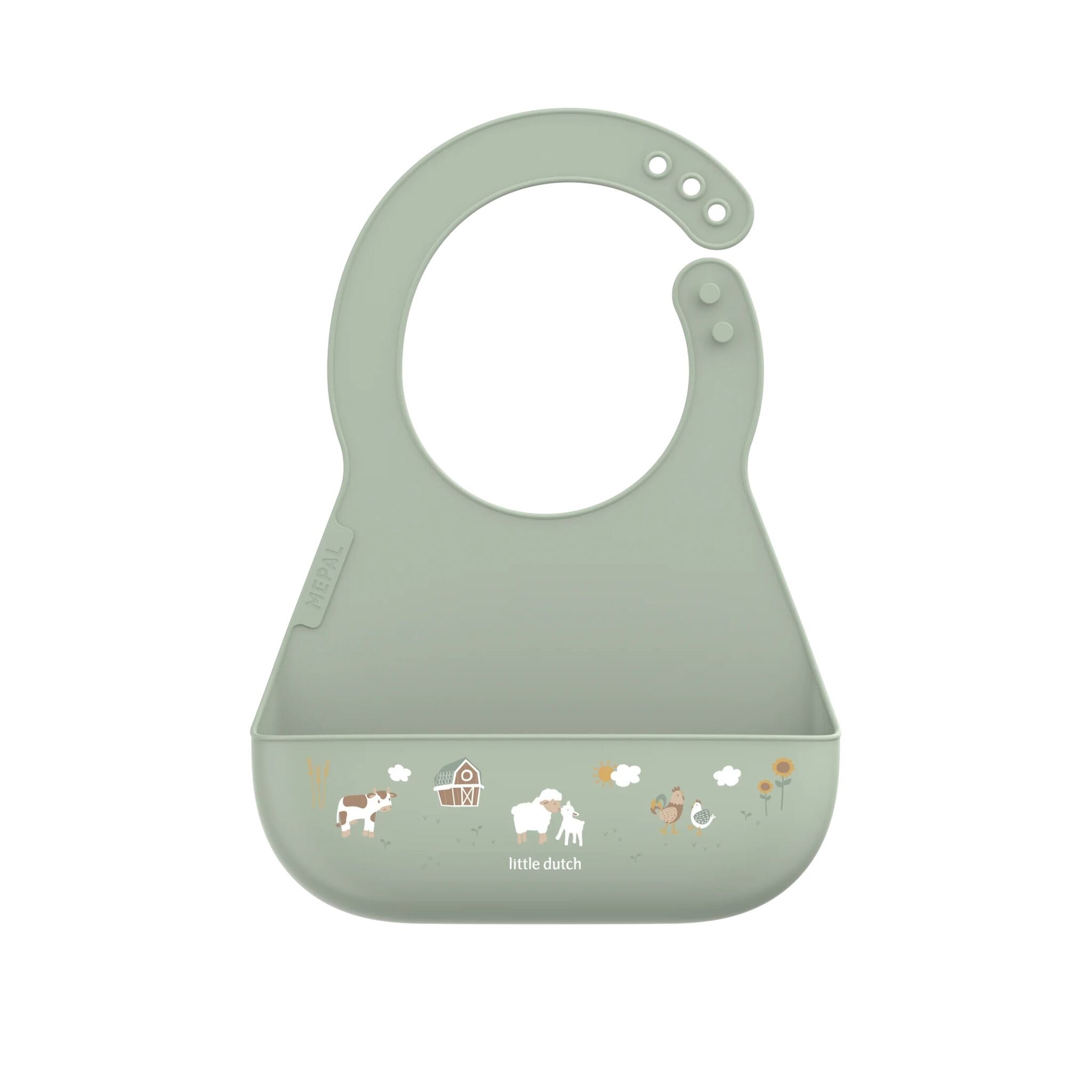 Bavetta in silicone Verde 108034565399 - NANU' BABY