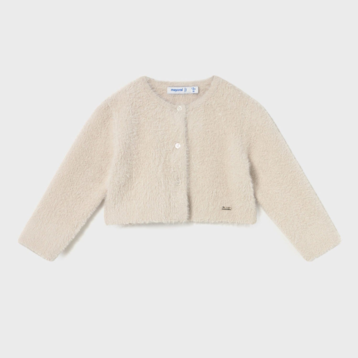 Cardigan pellicciotto Bimba Avorio 2357/62 - NANU' BABY