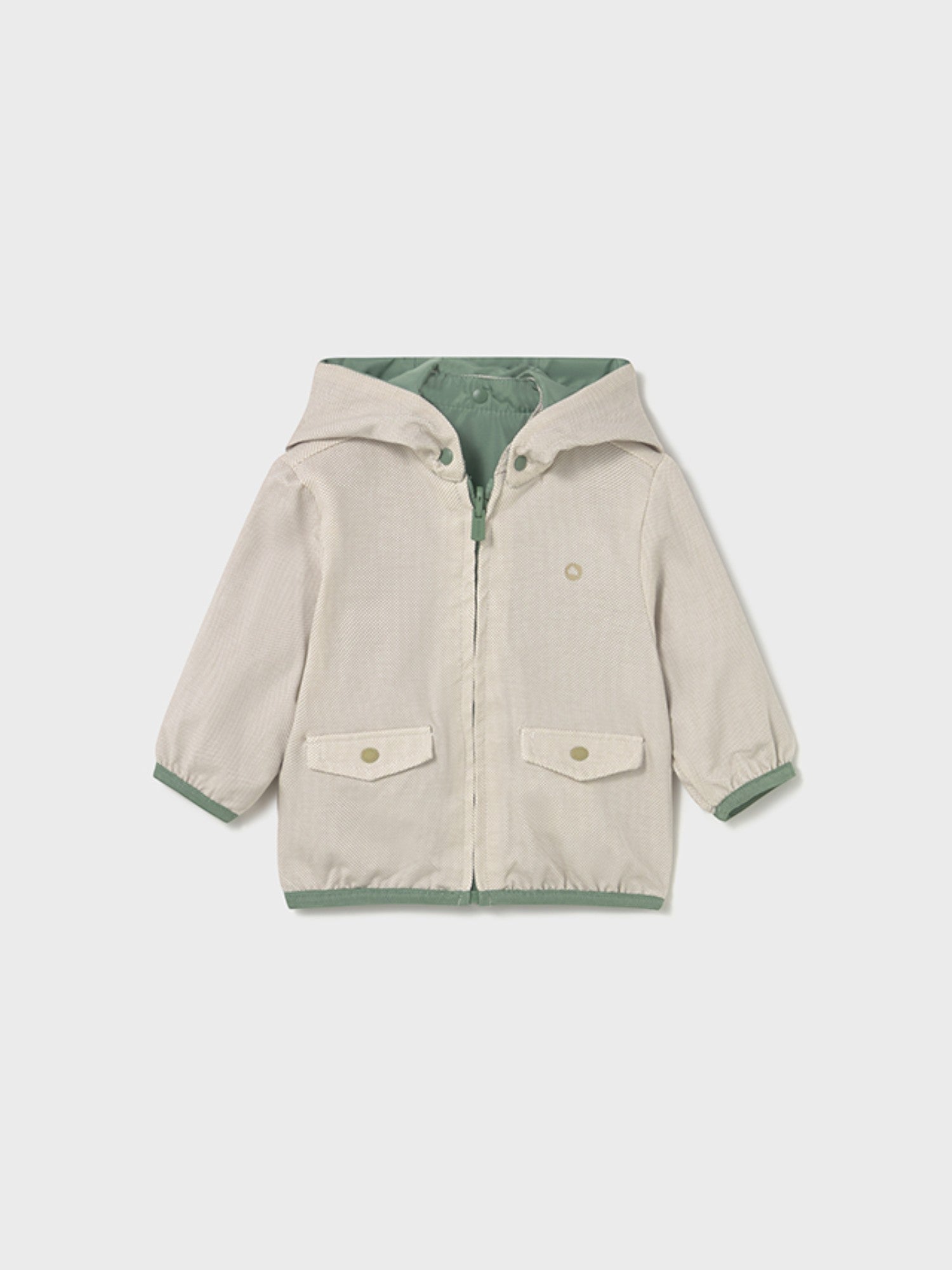 Giacca a vento reversibile Bimbo VERDE 1456 /V - NANU' BABY