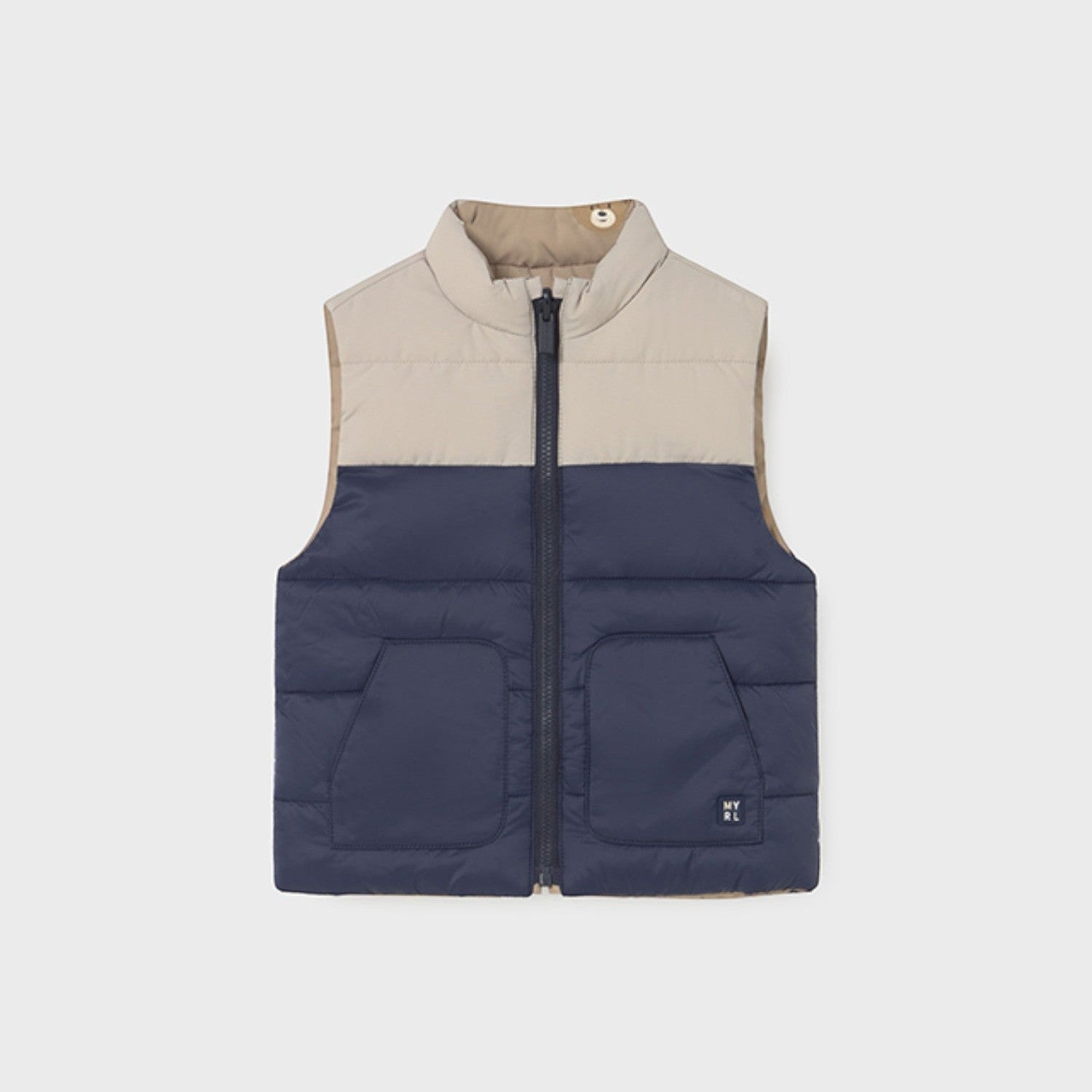 Gilet reversibile Bimbo Blu 2348/27 - NANU' BABY