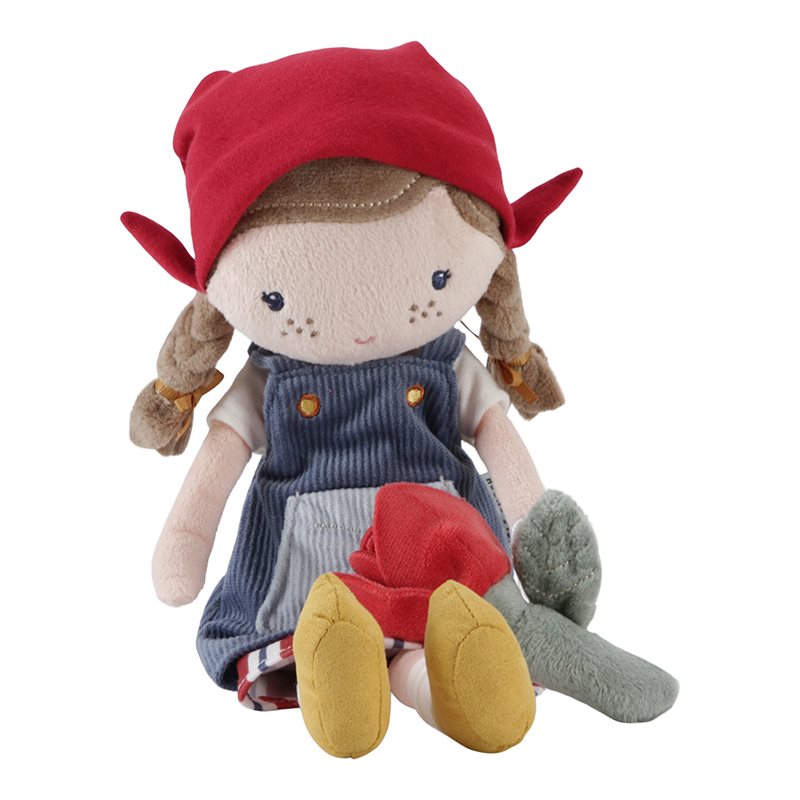Bambola coccolosa Contadina olandese Rosa MULTICOLORE LD4564 - NANU' BABY