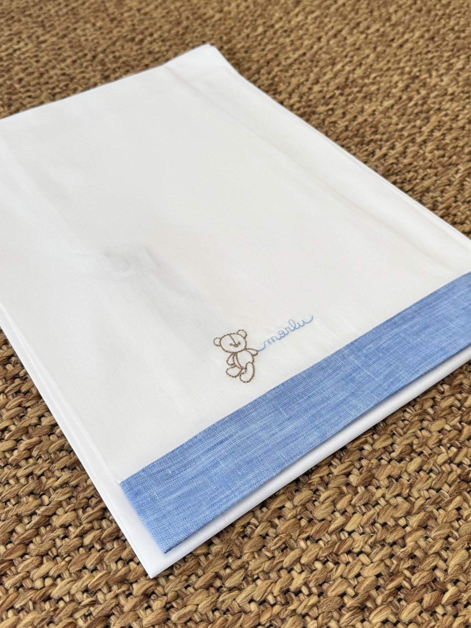 Lenzuolino Neonato BIANCO EB66LE - NANU' BABY