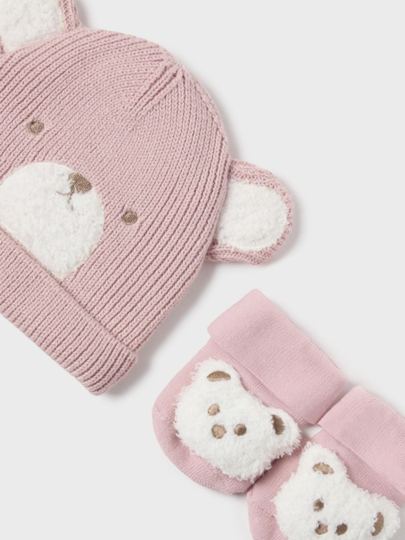 Set cappello e calzini ROSA 1G-9770/R - NANU' BABY