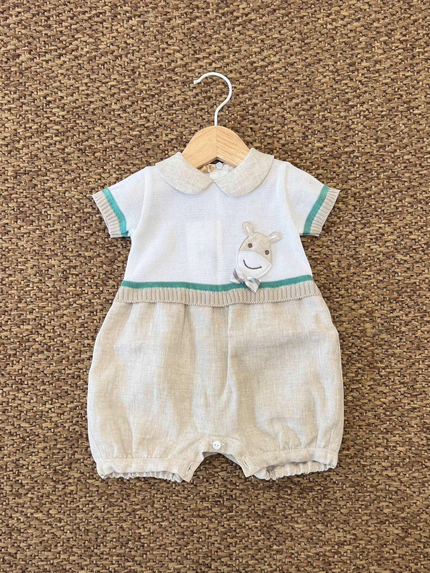 Pagliaccetto Neonato AVORIO 7613 - NANU' BABY