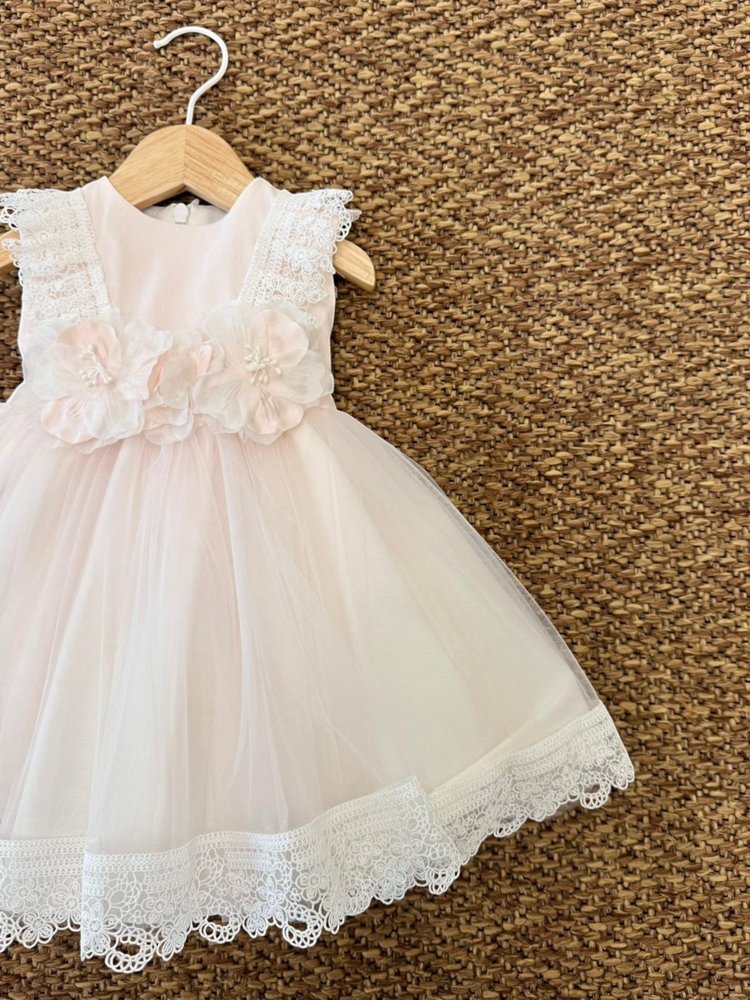 Abito Cerimonia Bimba ROSA FB086/R - NANU' BABY