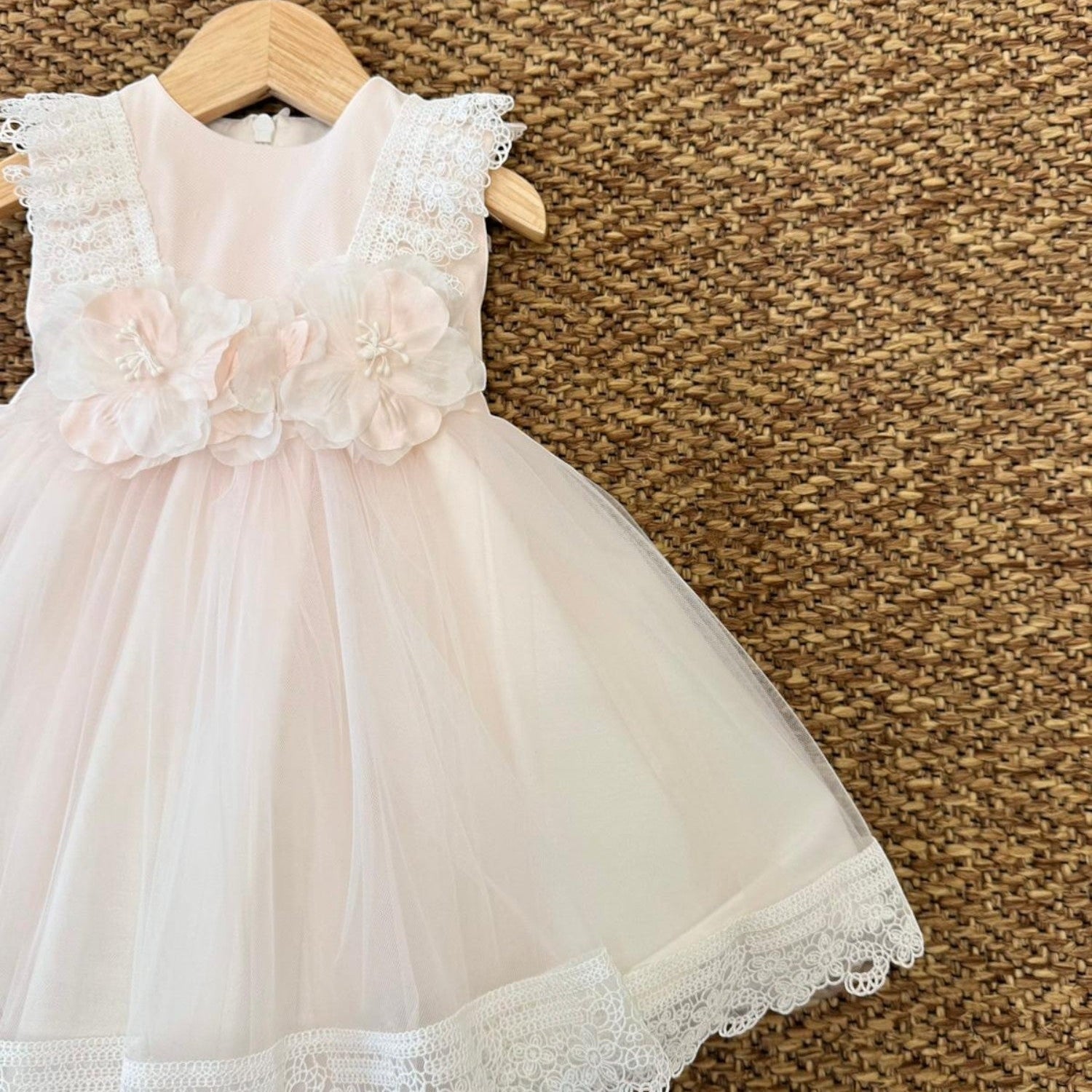 Abito Cerimonia Bimba ROSA FB086/R - NANU' BABY