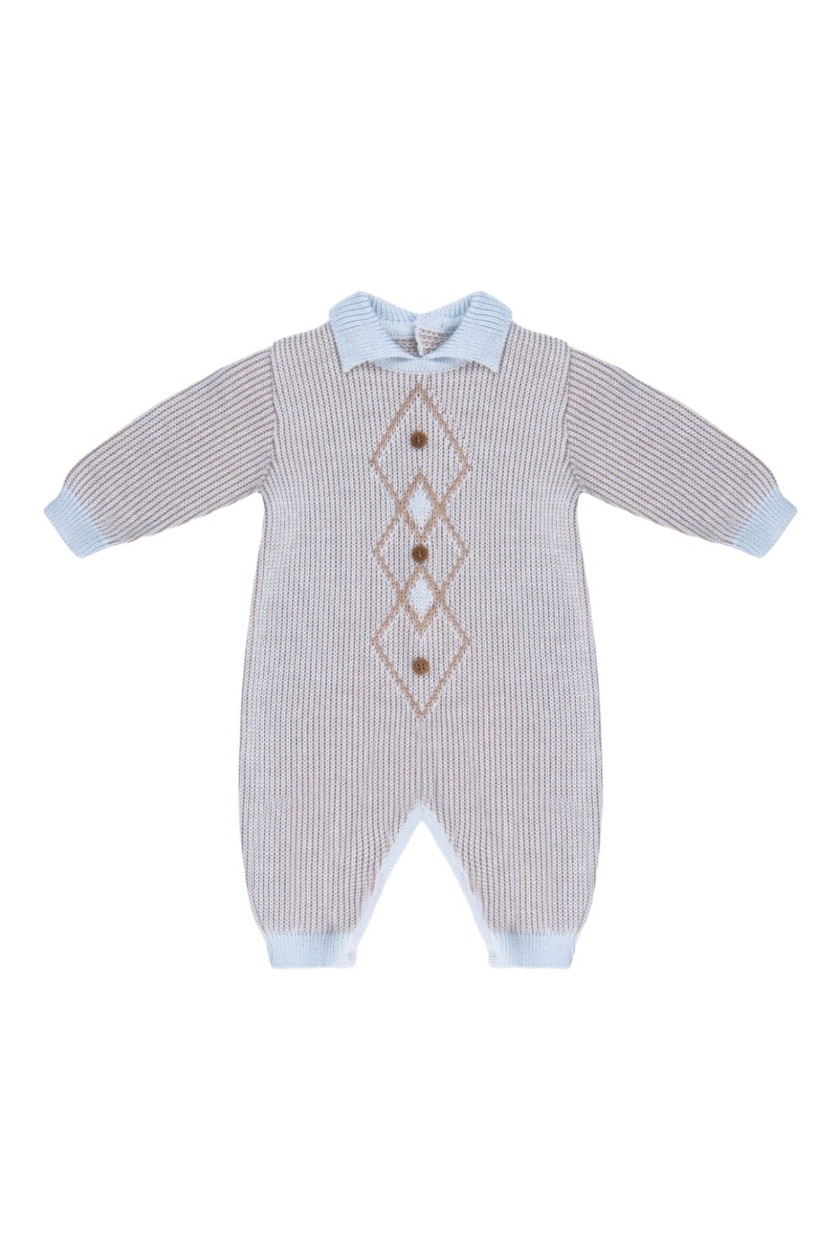 Tutina fantasia Rombi Neonato CIELO IG6410 - NANU' BABY