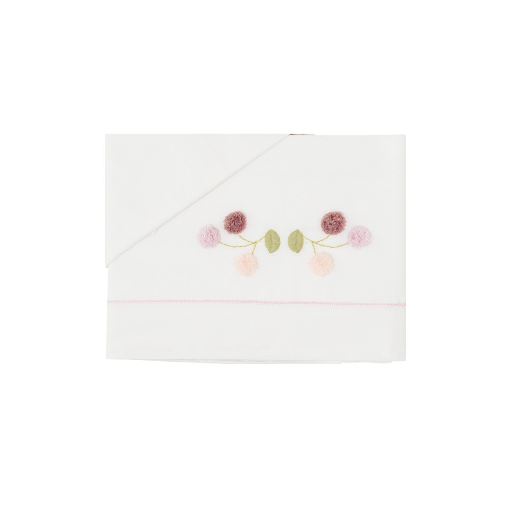 Lenzuolino Neonata Cotone Bianco SARTORIA DEI PICCOLI (cod. LL1107)