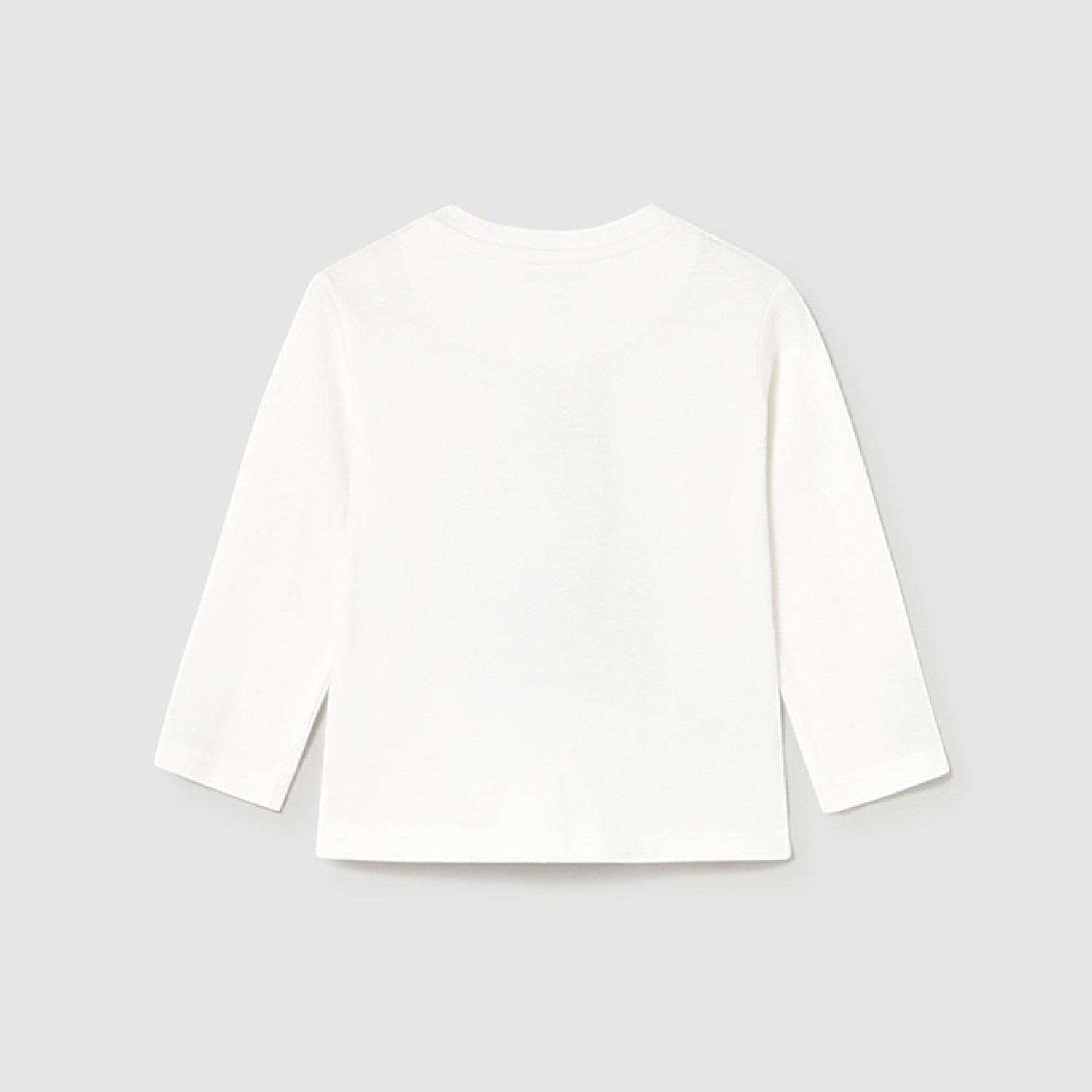 Camicia m/l applic animale Bimbo PANNA 2070/65 - NANU' BABY
