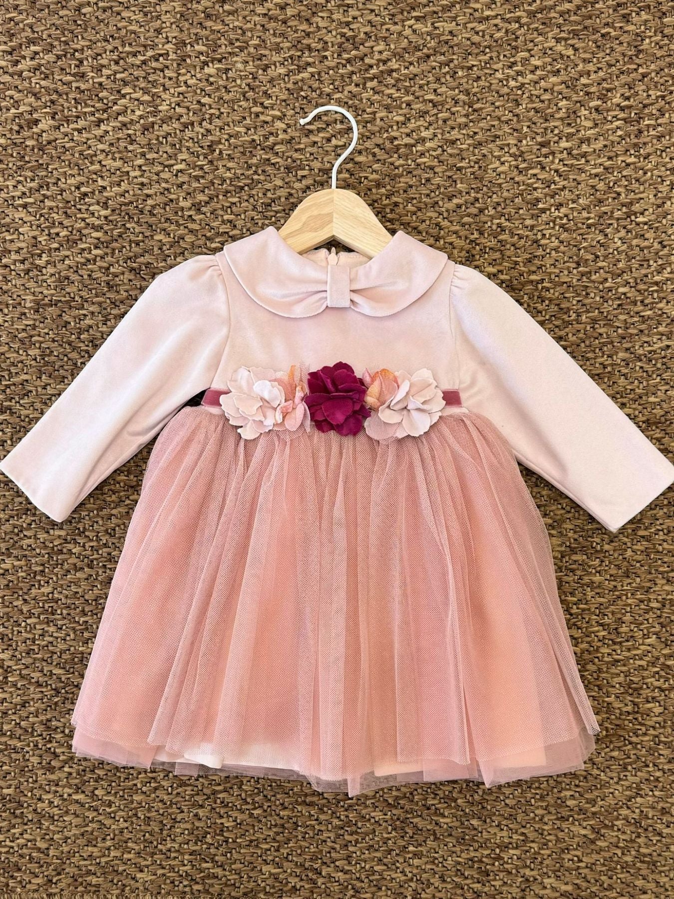 Abito Fiore Bimba MAGENTA IK318ML/M - NANU' BABY