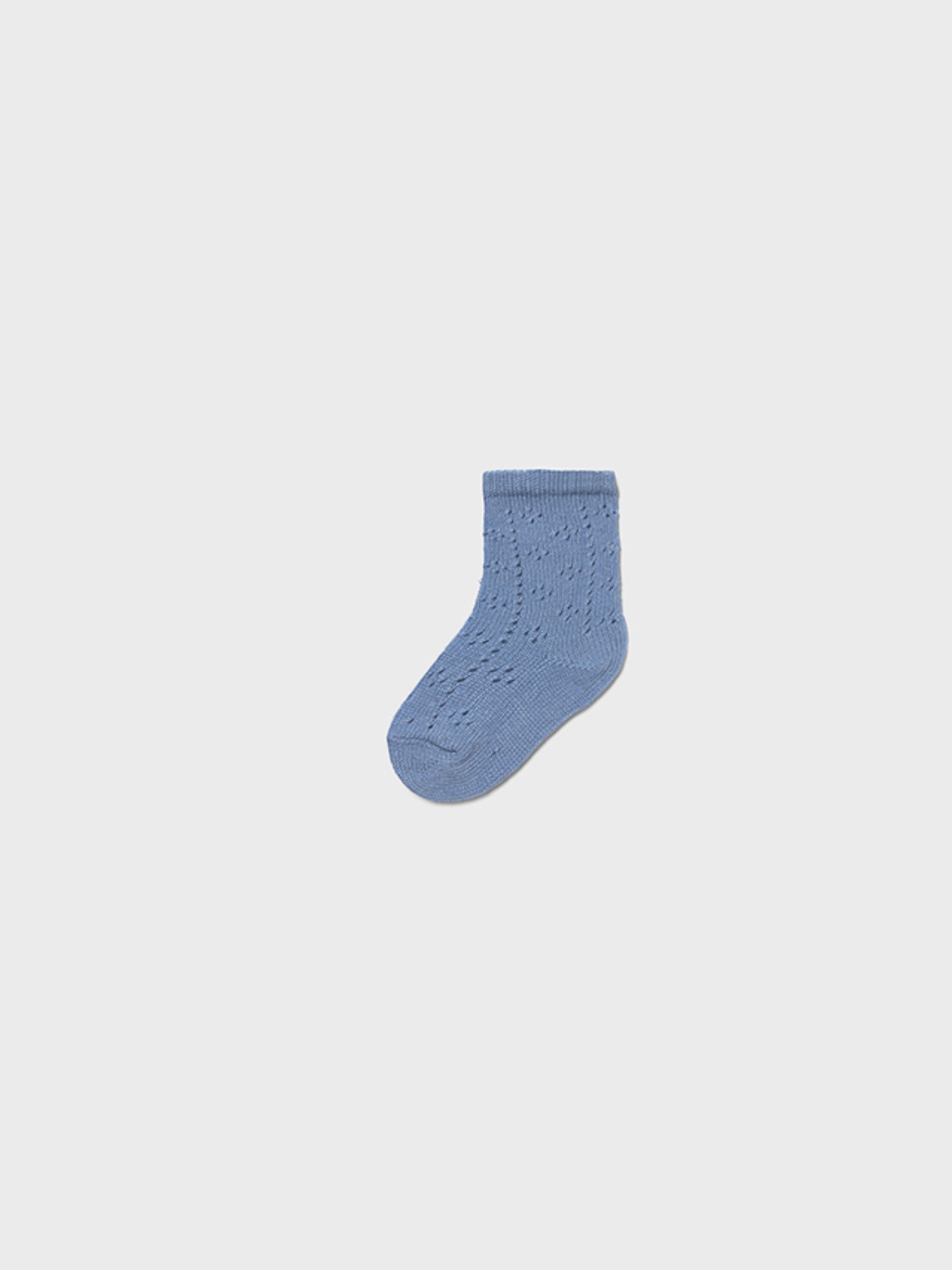 Calzino alto traforato AZZURRO 9864 /A - NANU' BABY