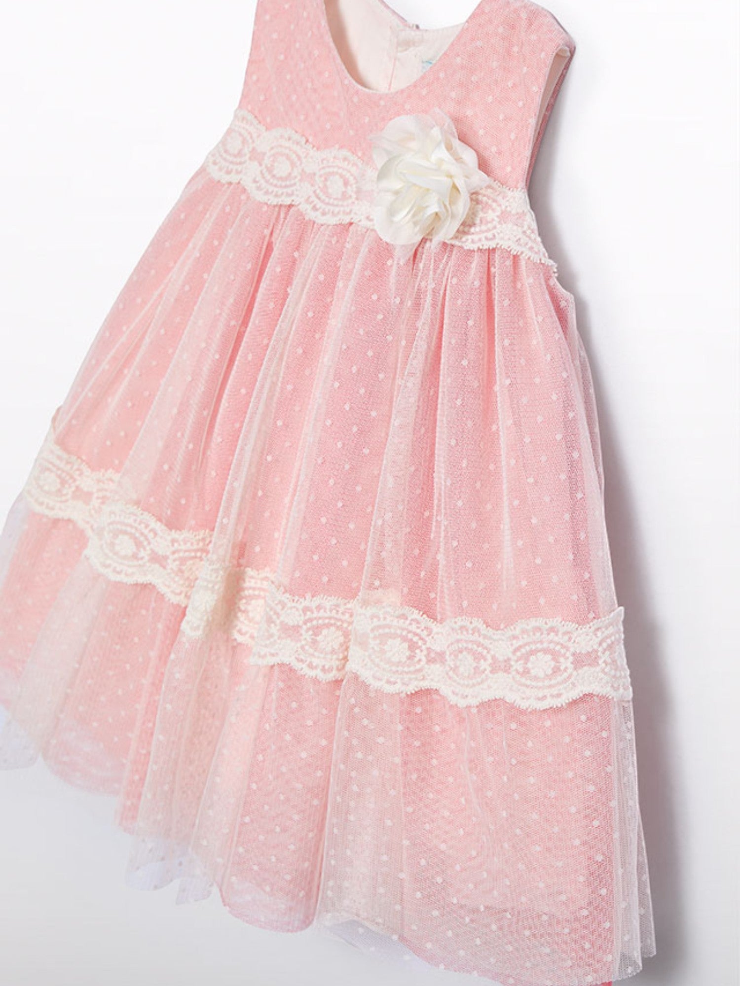 Abito tulle plumetis Bimba ROSA 5016 /84 - NANU' BABY