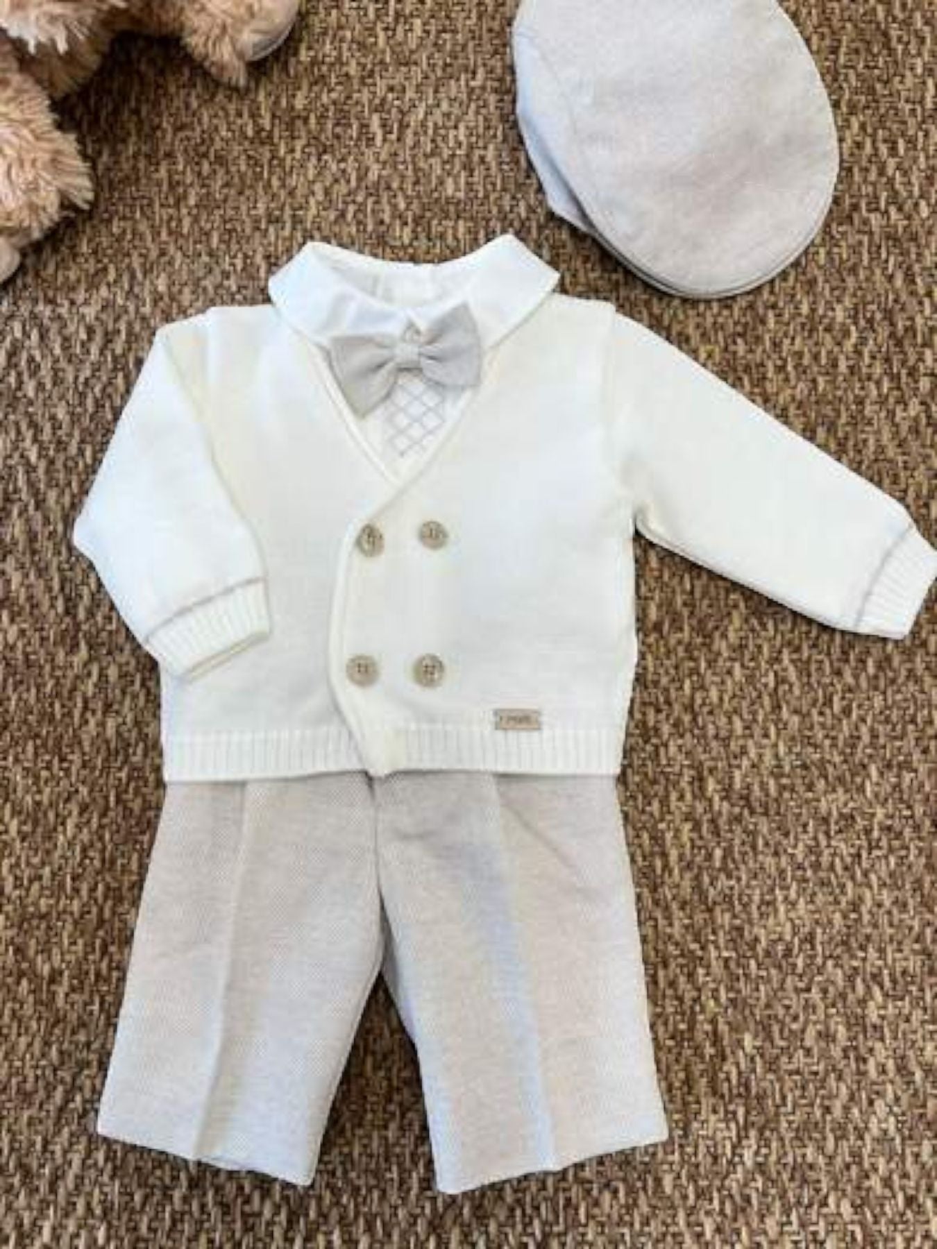 Completo con Papillon Bimbo VANIGLIA IK70160L/V - NANU' BABY