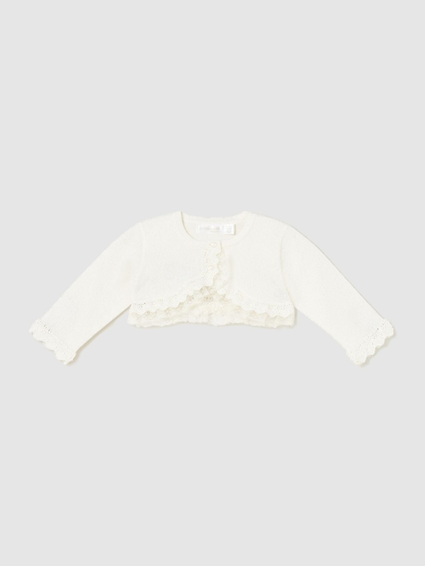 Cardigan cerimonia Bimba ECRU 1377 - NANU' BABY