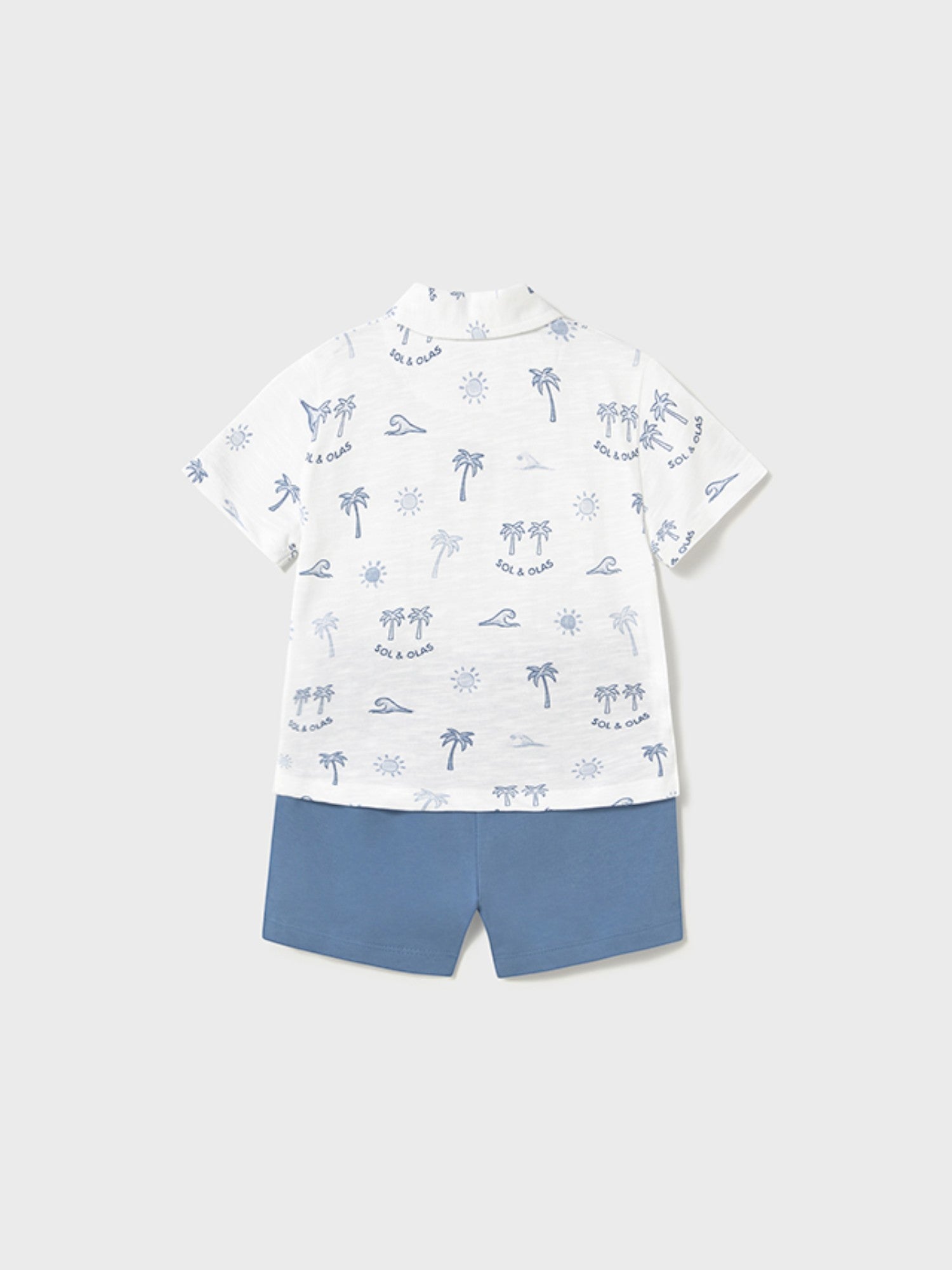 Compl. polo stampa Bimbo AZZURRO 1657/35 - NANU' BABY