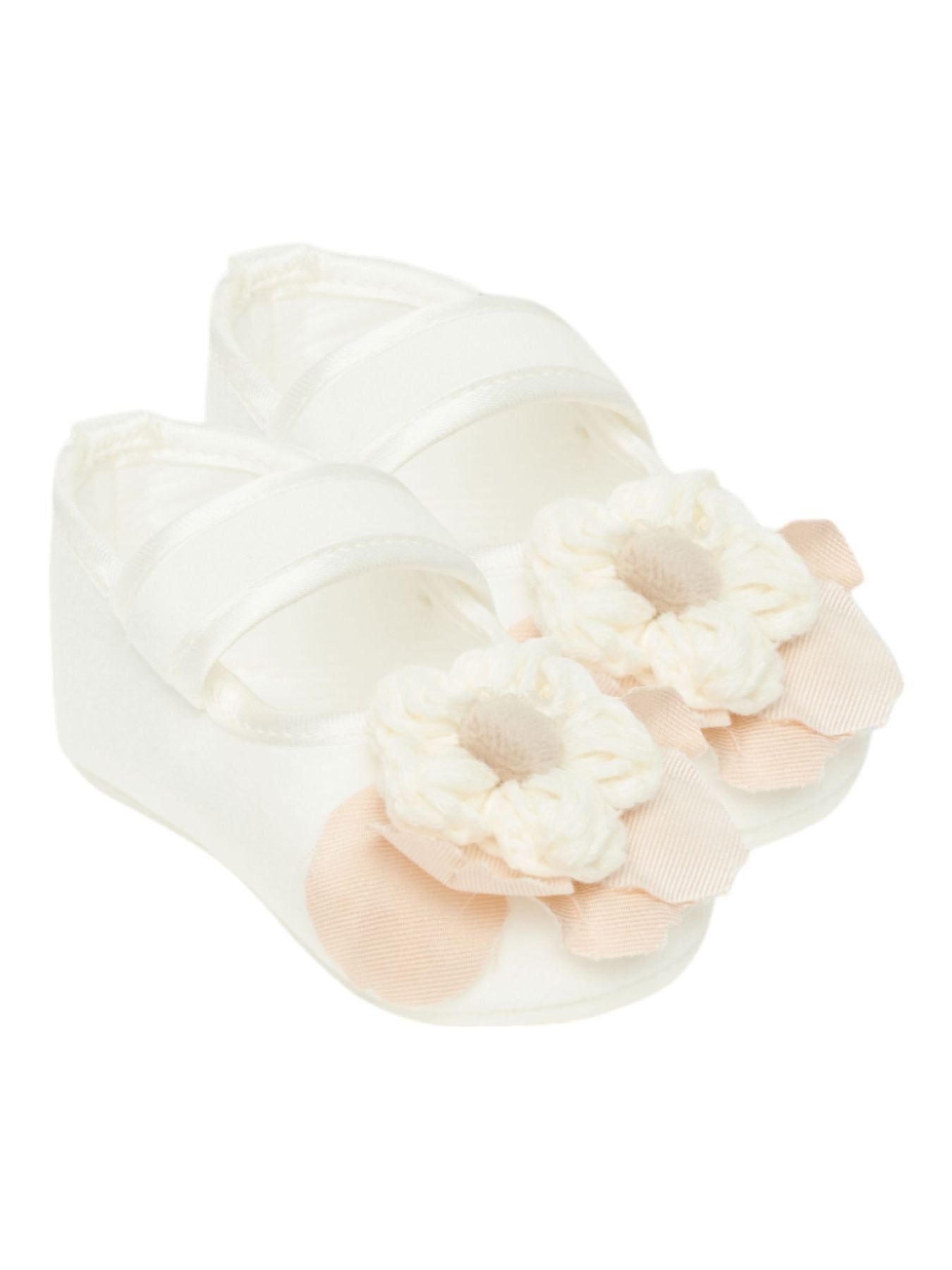 Scarpe Cerimonia Flower Bimba VANIGLIA IK329SC - NANU' BABY