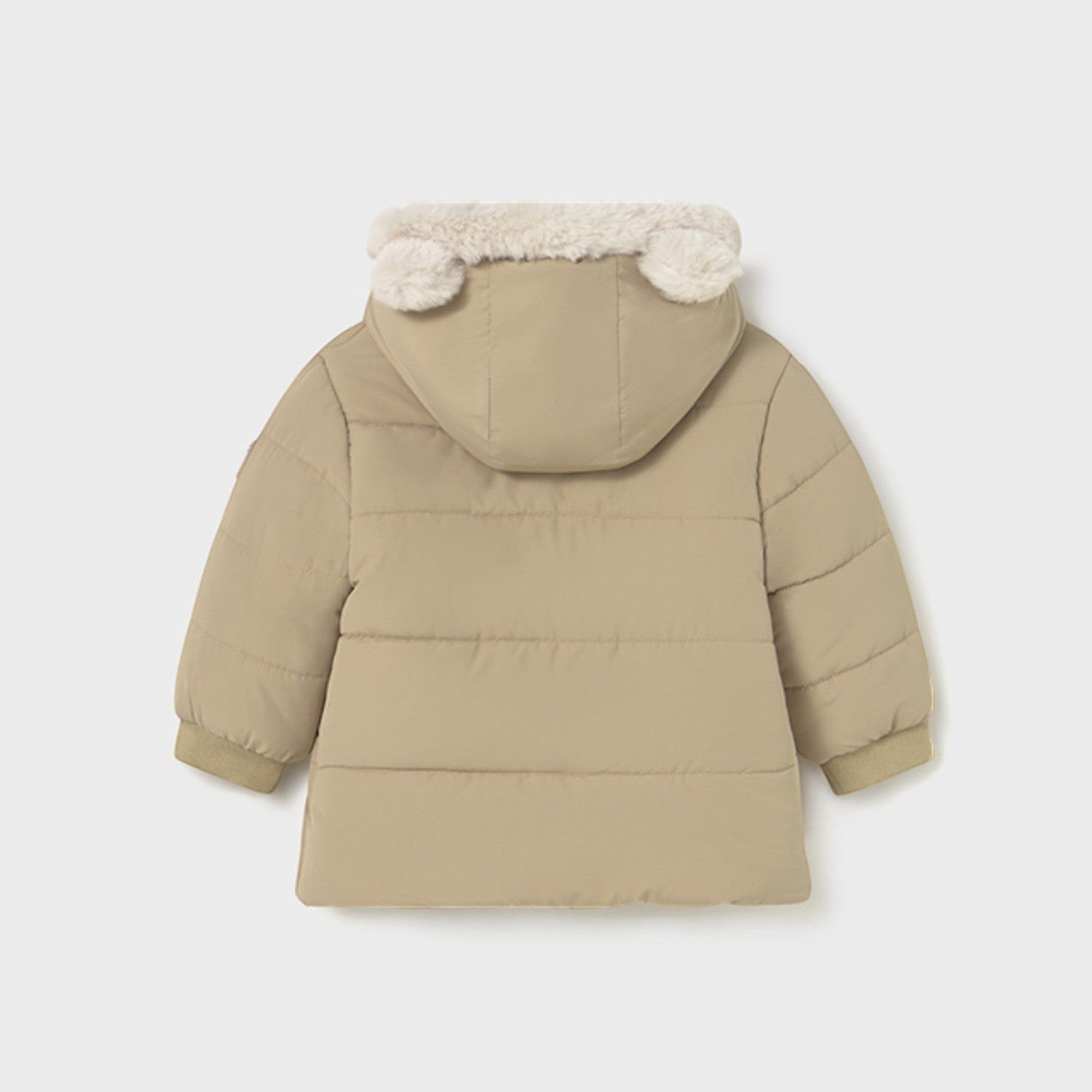 Giaccone orecchie pelo Bimbo Beige 2424/50 - NANU' BABY