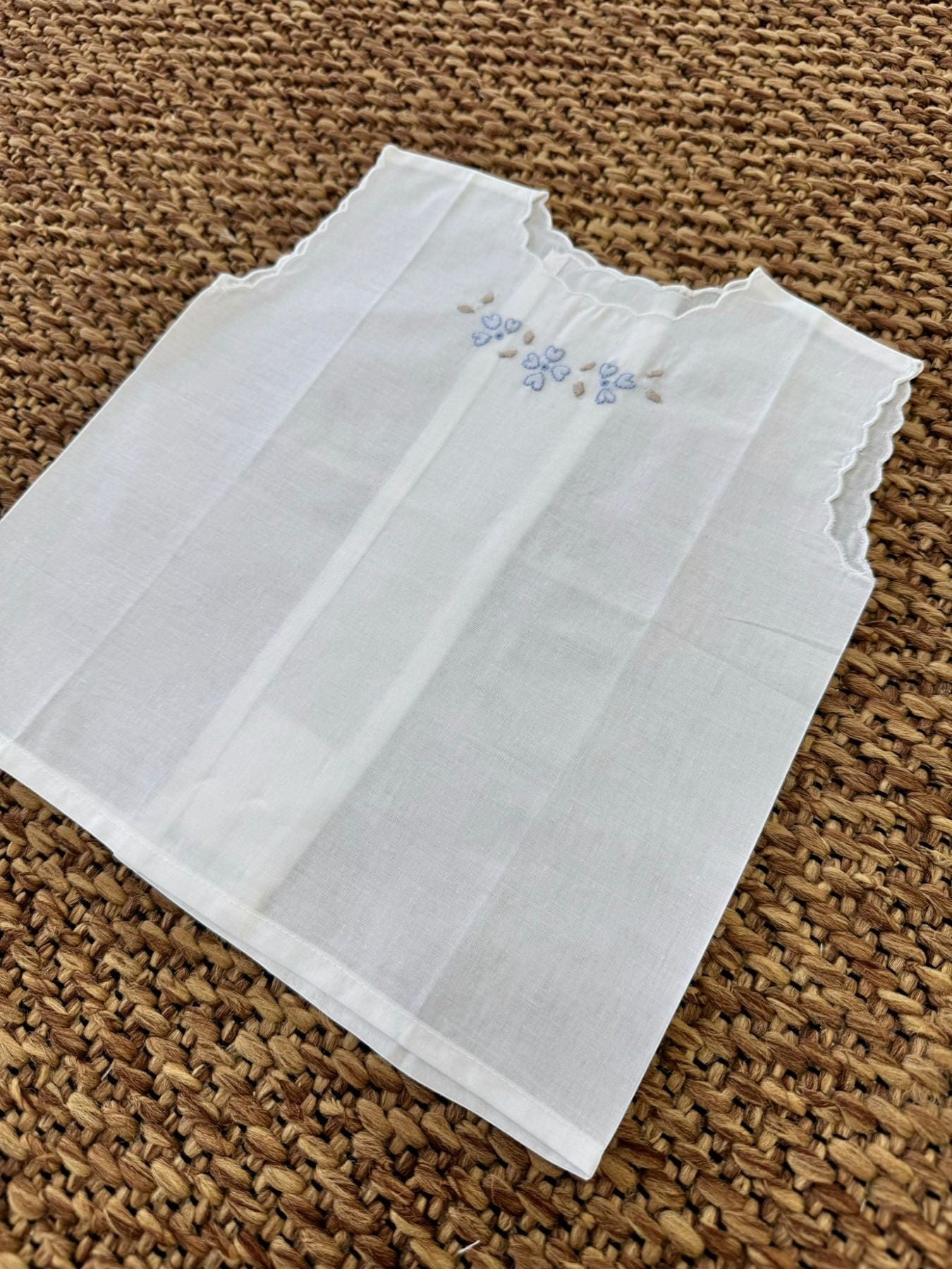 CAMICINA BATISTA Neonato AZZURRO CA19A - NANU' BABY