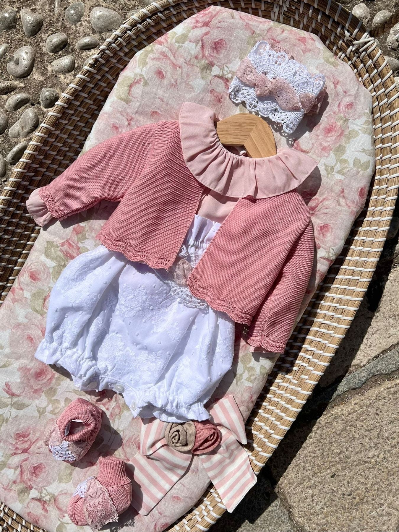 Completo 3 Pezzi Bimba ROSA EP2860 - NANU' BABY