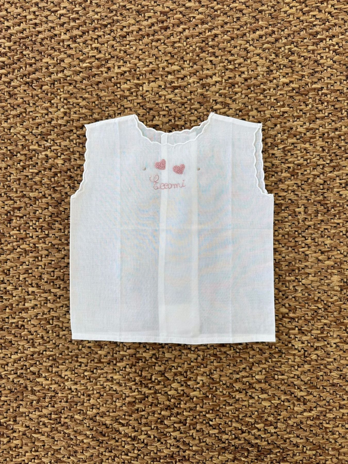 CAMICINA BATISTA Neonata Rosa CA80R - NANU' BABY