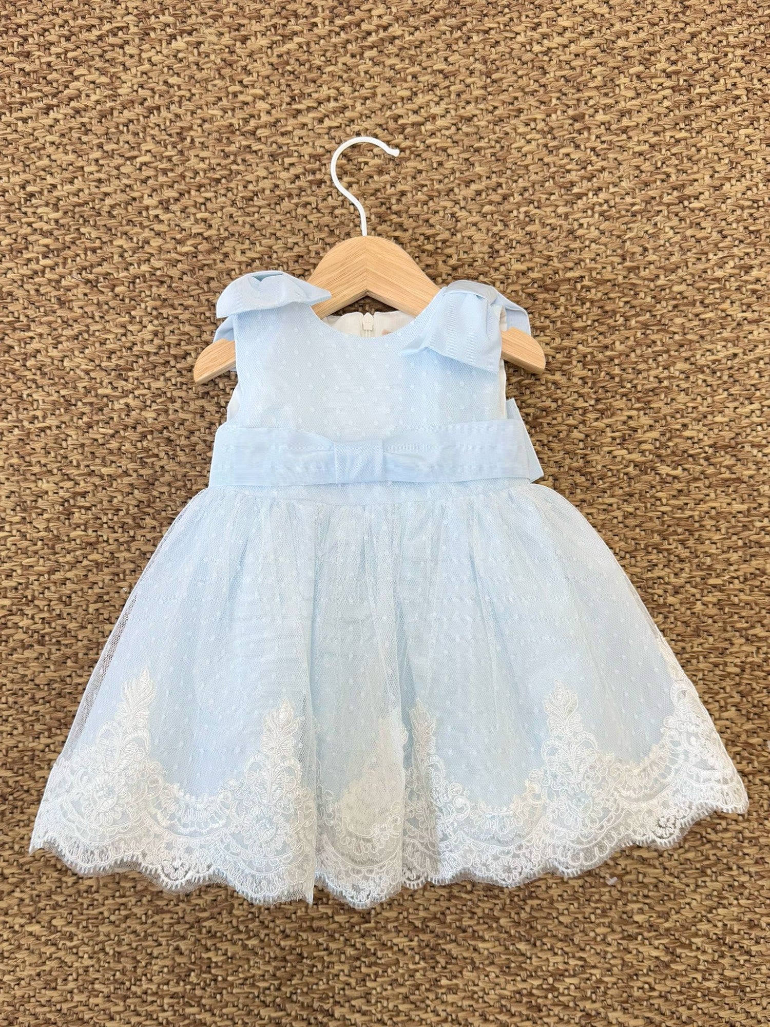 Abito Cerimonia dritto Bimba CIELO GG25D03I/C - NANU' BABY