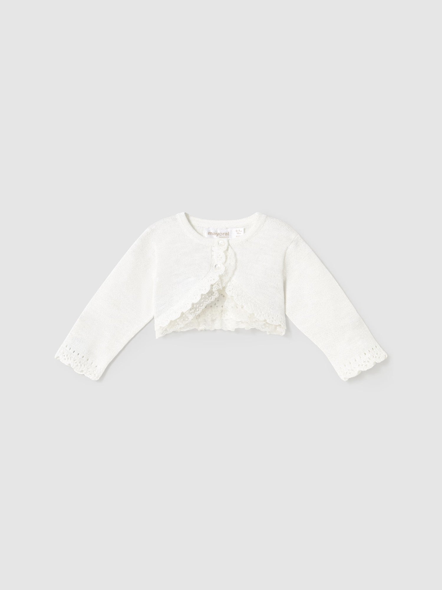 Cardigan cerimonia Bimba NATURAL 1308/16 - NANU' BABY